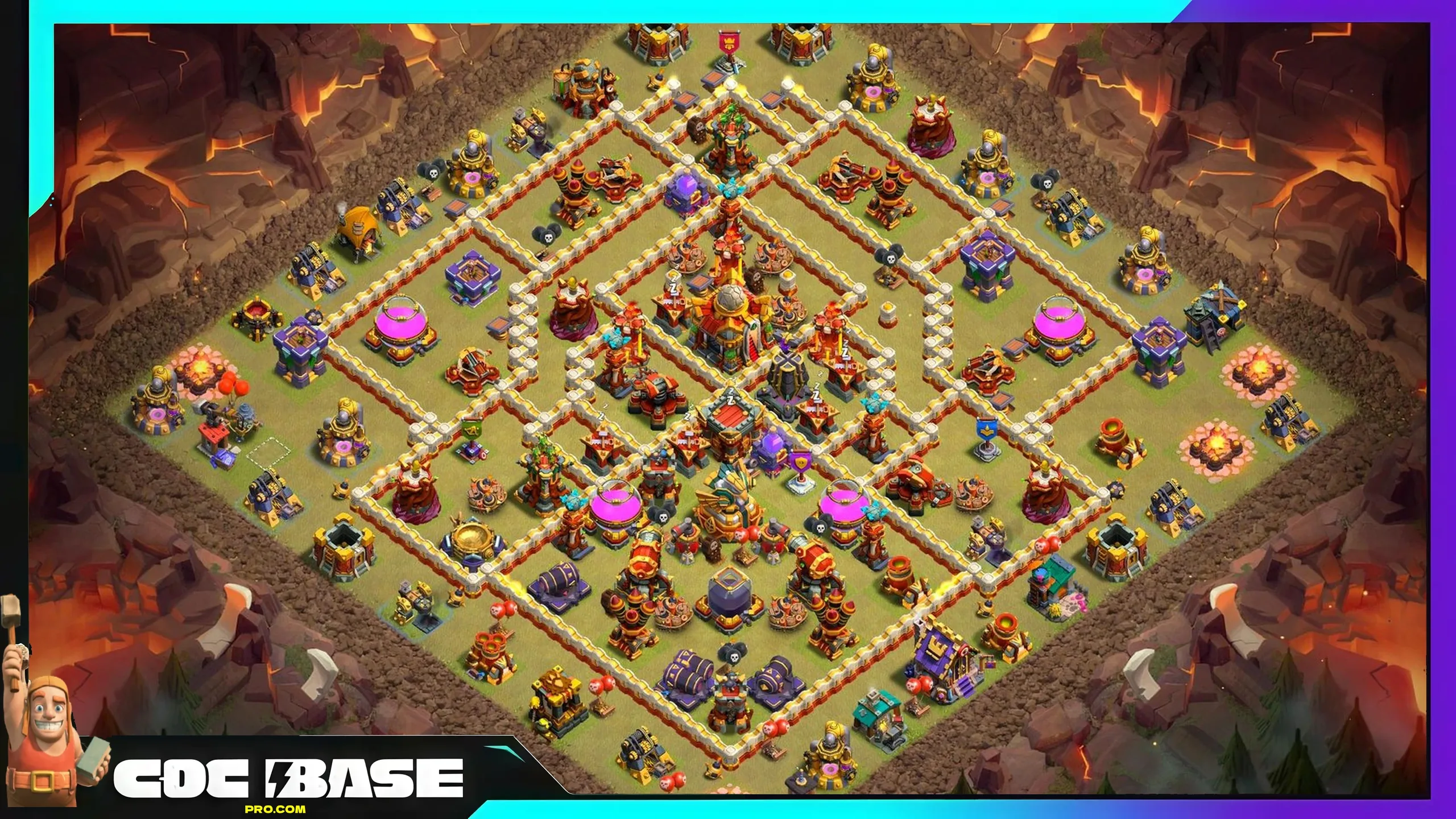TH16 War League Defense Base Link 2026 Competitive Ready #28