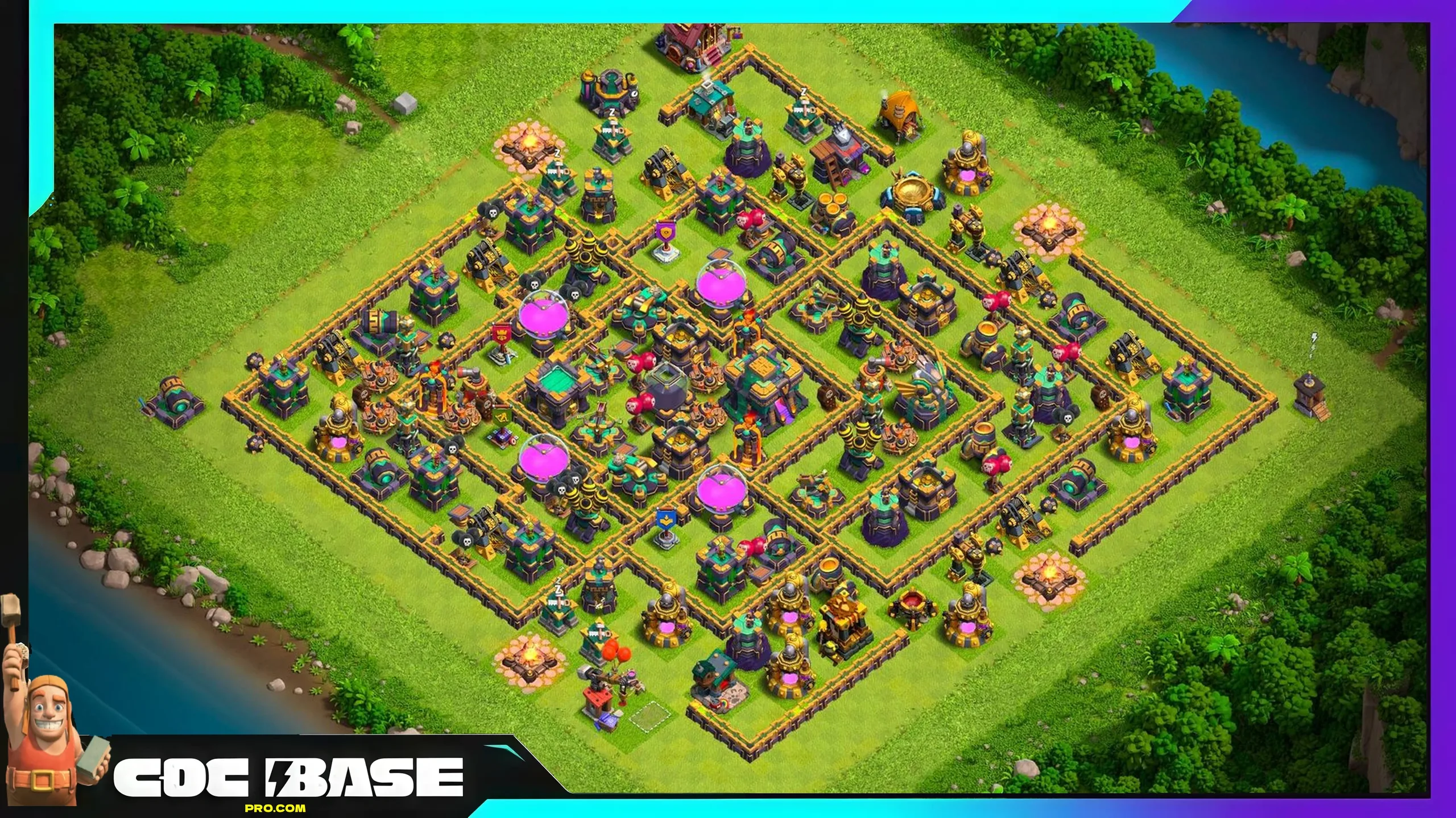 New TH14 Farming Base 2026 Strong Loot Defense #01