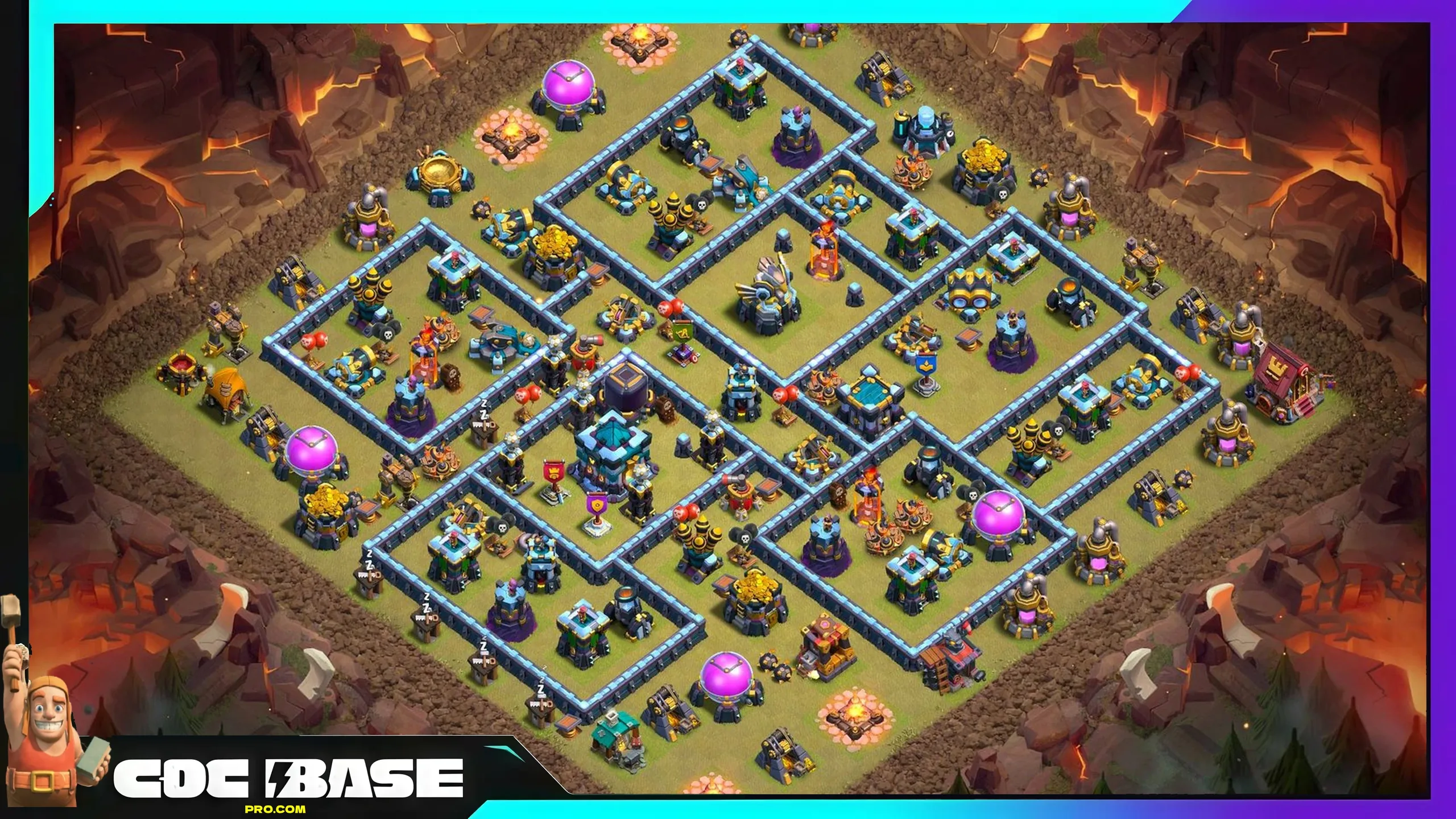 Best TH13 CWL Base 2026 Strong War Defense #11