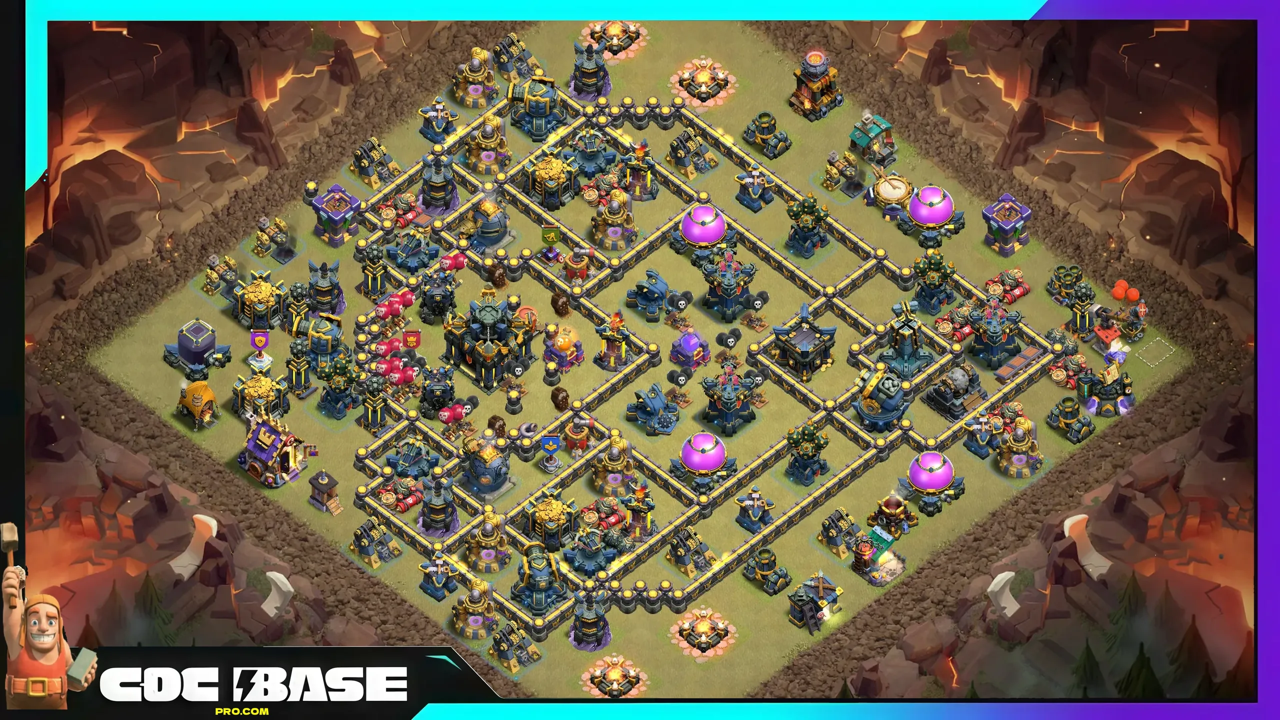 TH17 Clan War League Base Link 2026 Anti 3 Star Setup #02