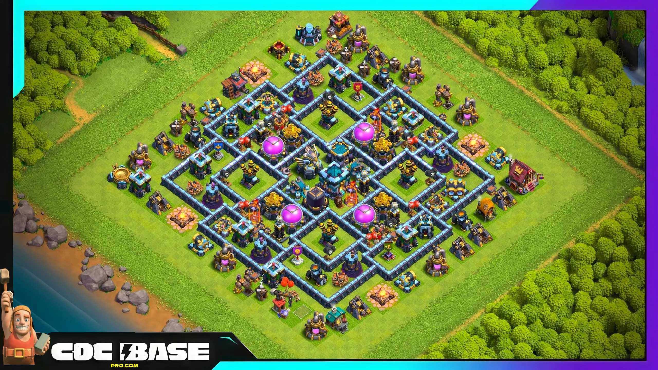 New TH13 Hybrid Layout 2026 Strong Defense #16