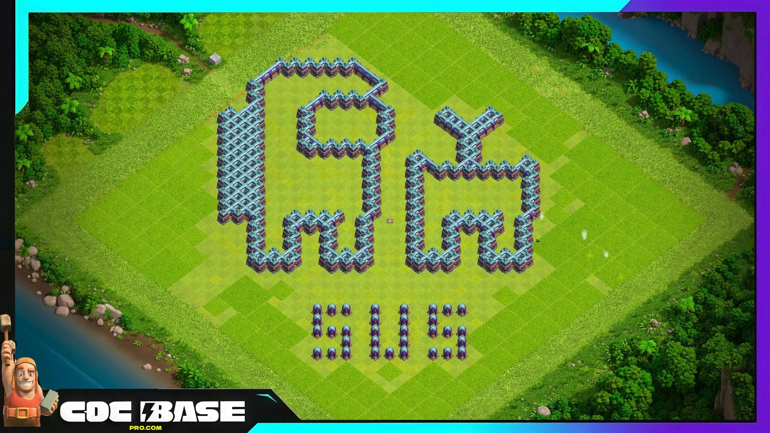 New TH15 Troll Defense Base 2026 Easy Copy #02