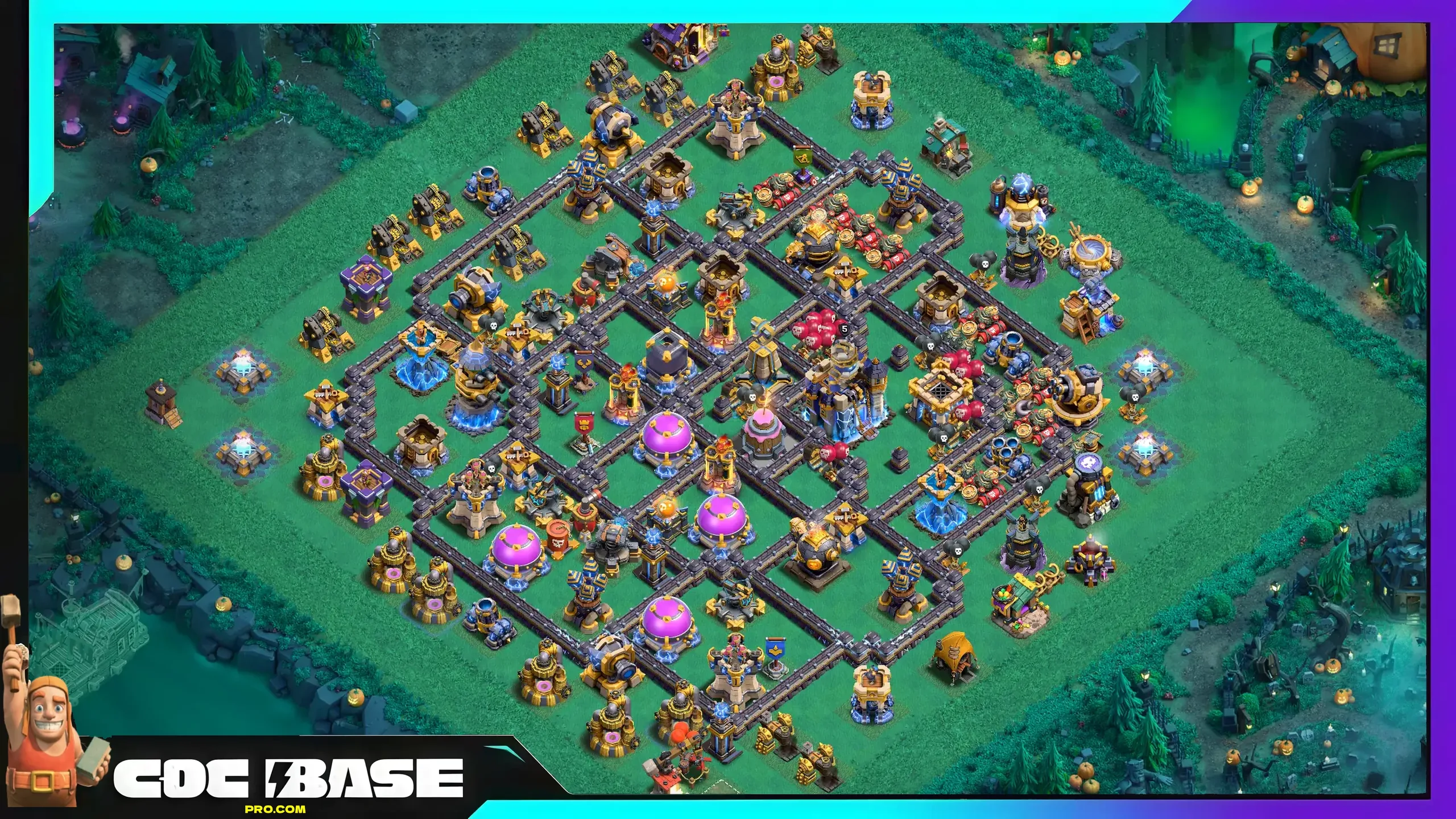 New TH18 Hybrid Layout 2026 Strong Defense #16
