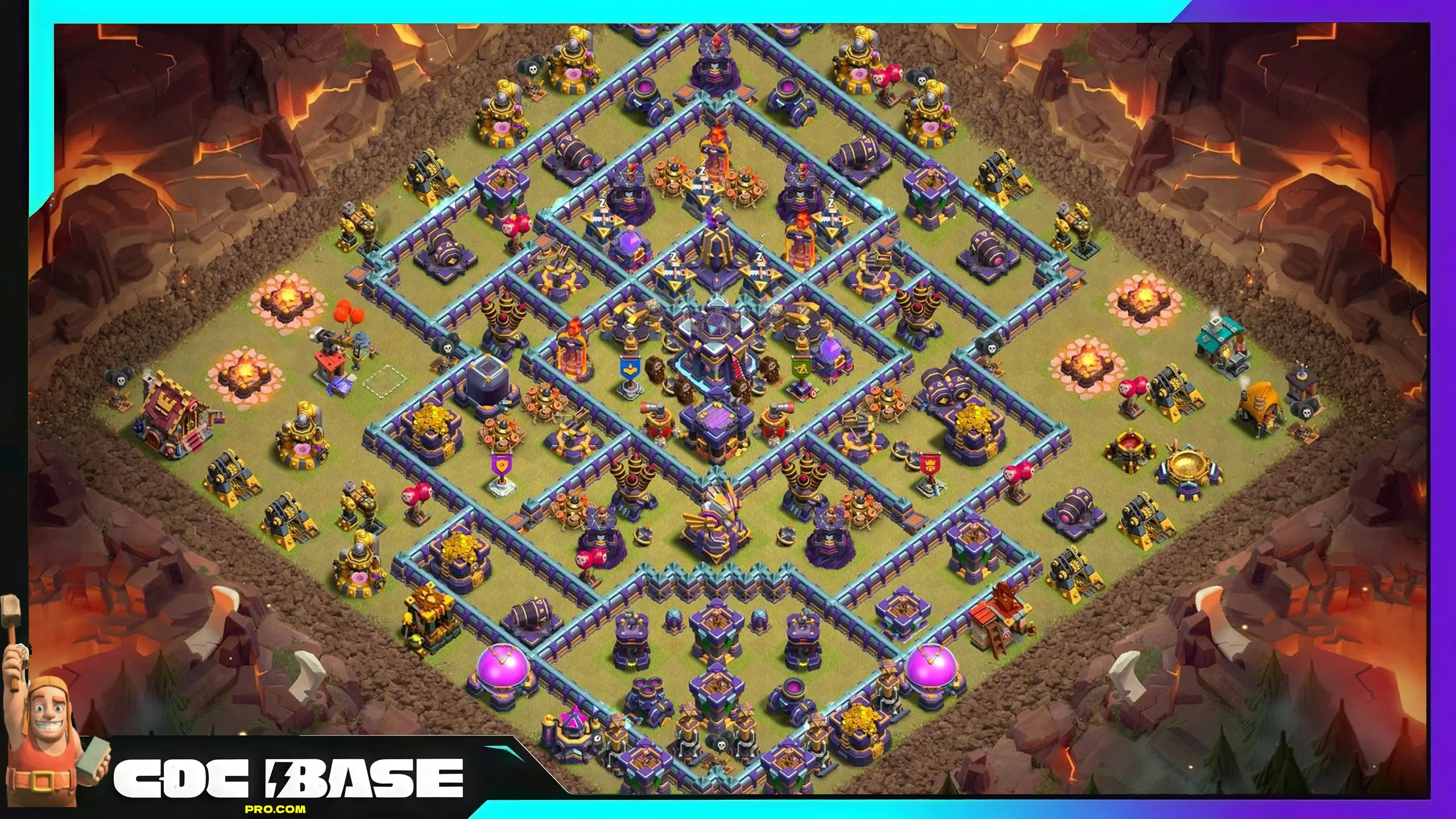 TH15 War League Defense Base Link 2026 Strong Air Coverage #01