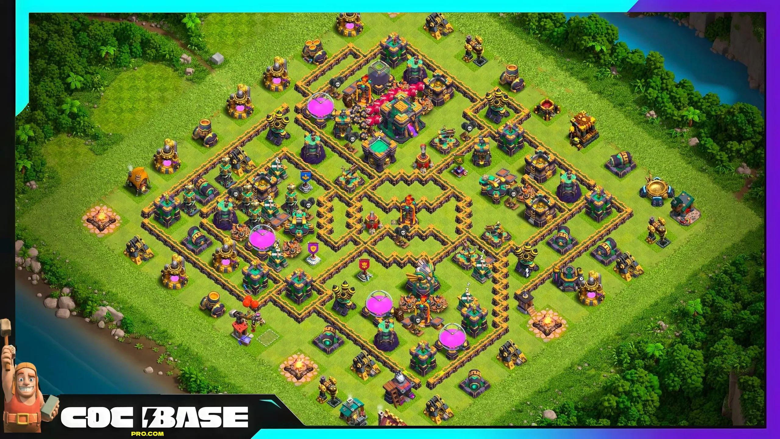 TH14 Farm Base With Copy Link 2026 Resource Protection #10