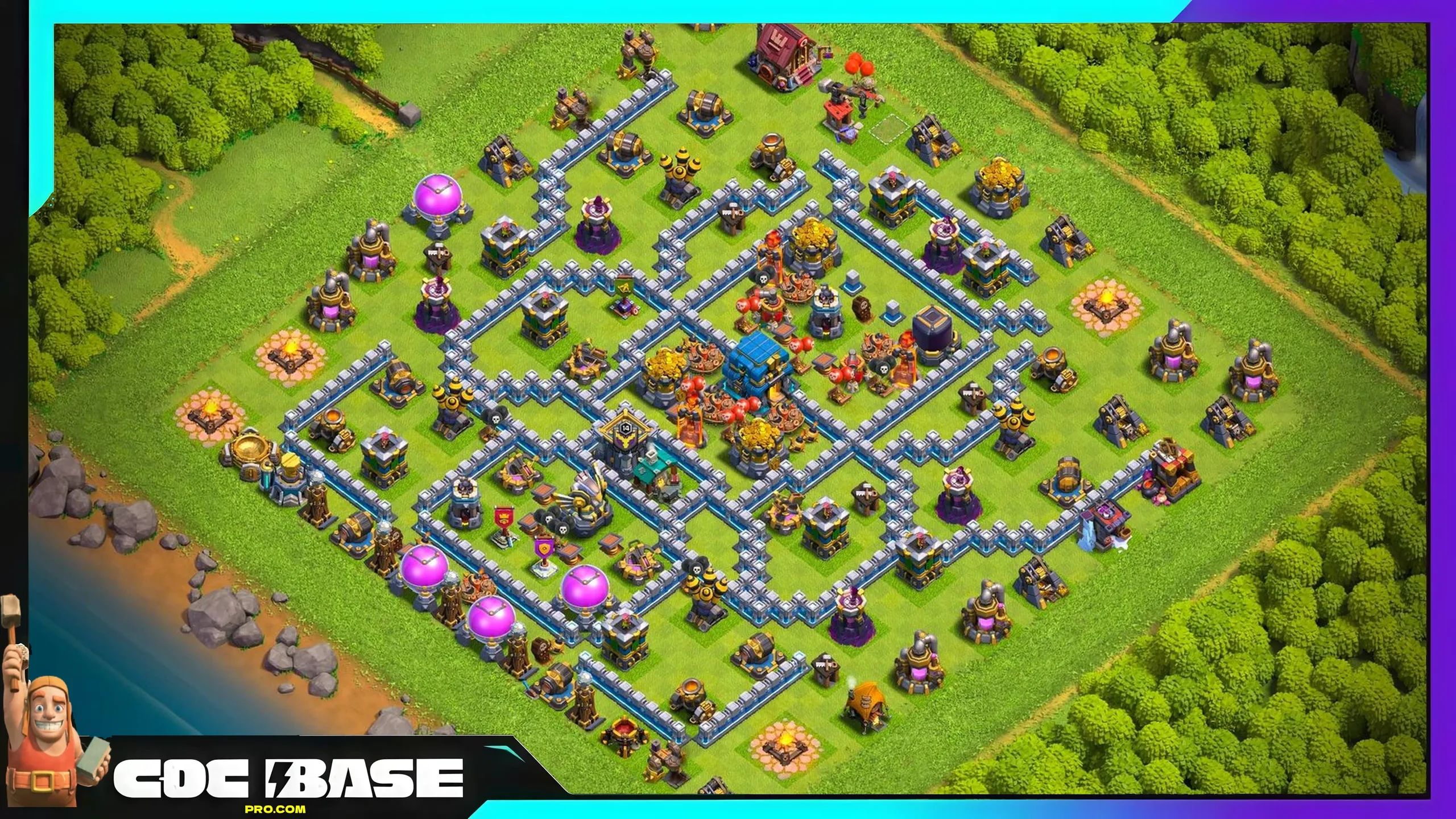 TH12 Legend League Layout 2026 Defensive Base Link #02