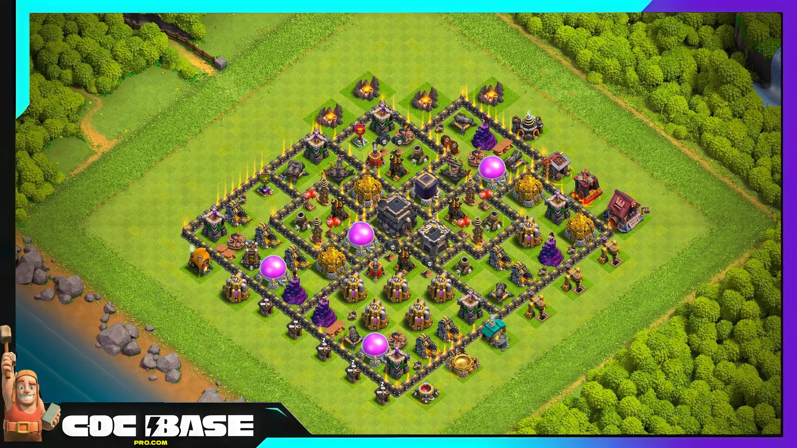 Superior TH9 Farming Base Link 2026 Resource Protected Layout #03