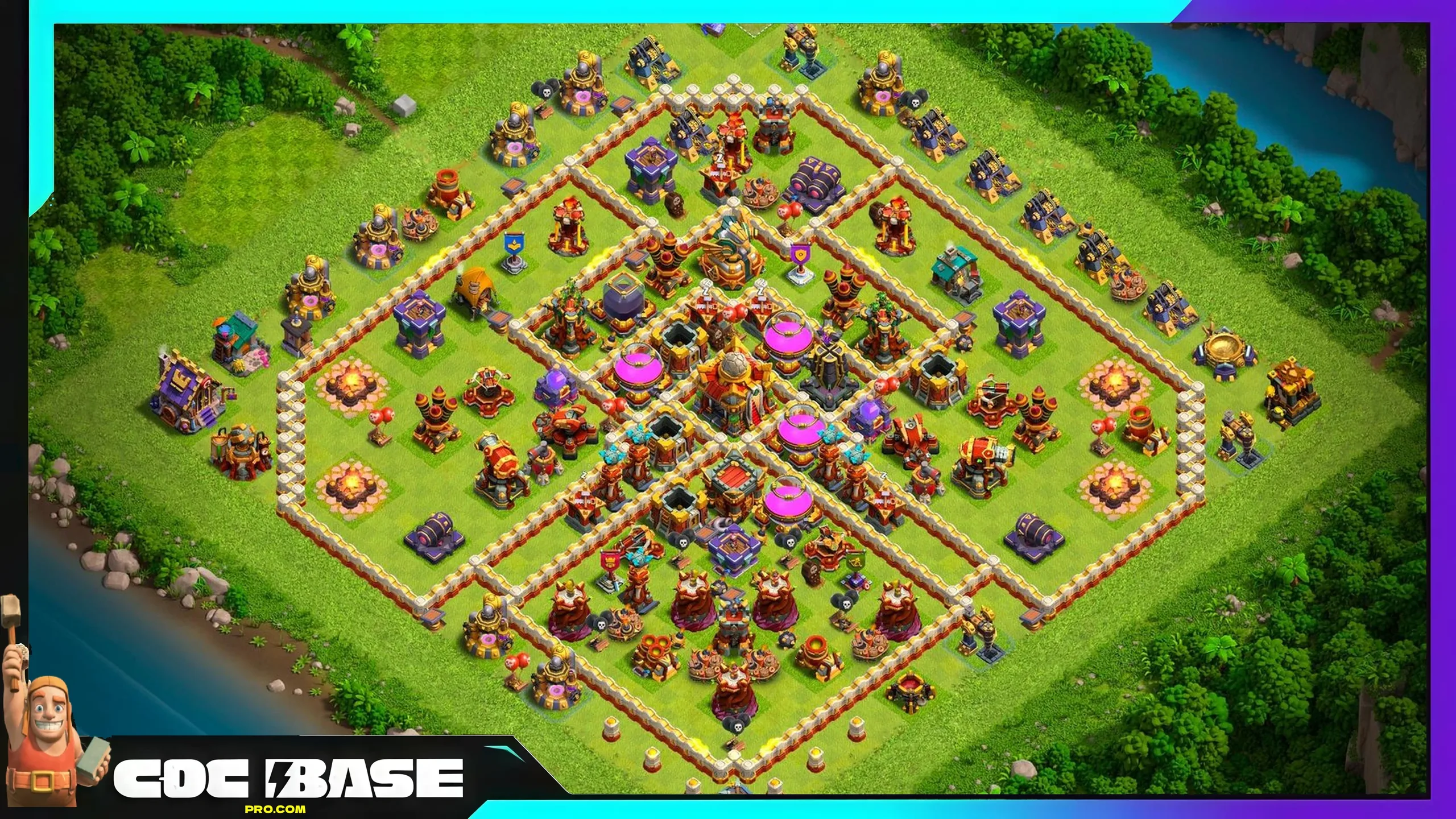 TH16 Farm Base With Copy Link 2026 Resource Protection #08