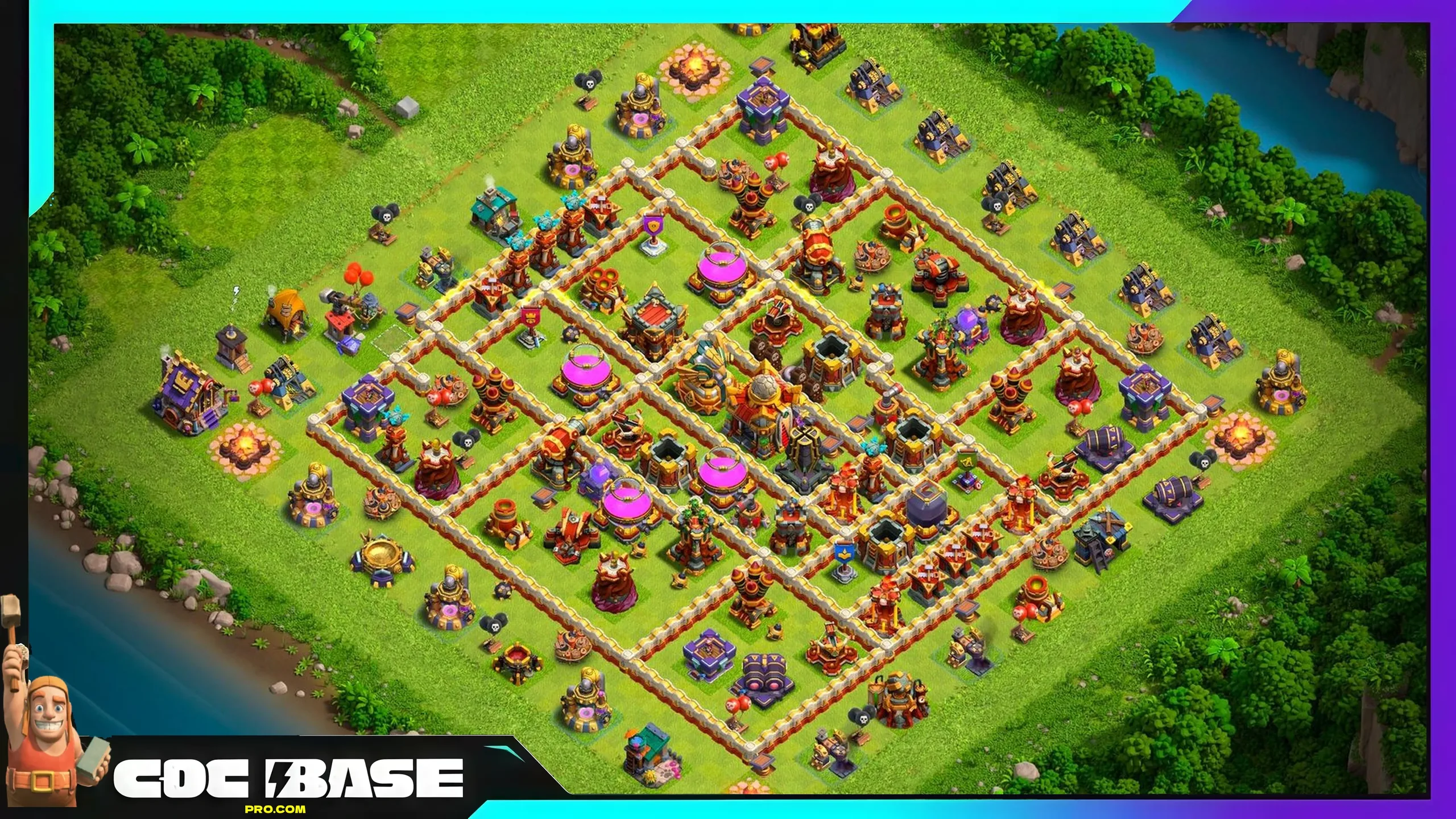 TH16 Farm Layout Copy Link 2026 Anti Loot Setup #19