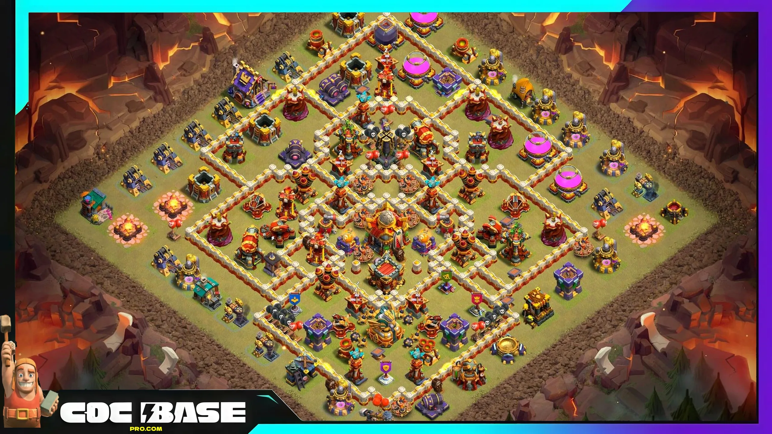 TH16 CWL War Layout 2026 Strong Defensive Design #24