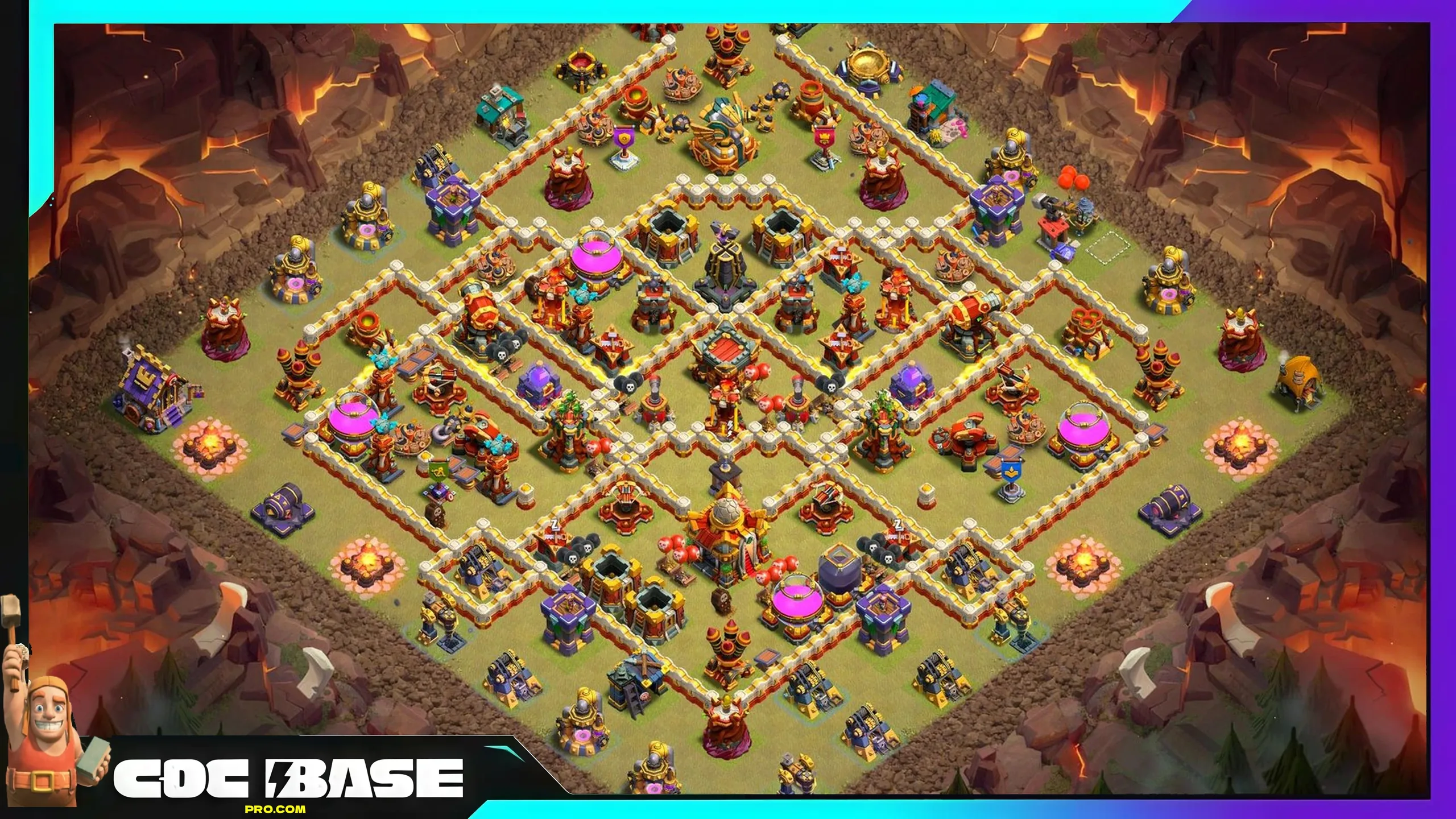 Best TH16 CWL Base 2026 Strong War Defense #16