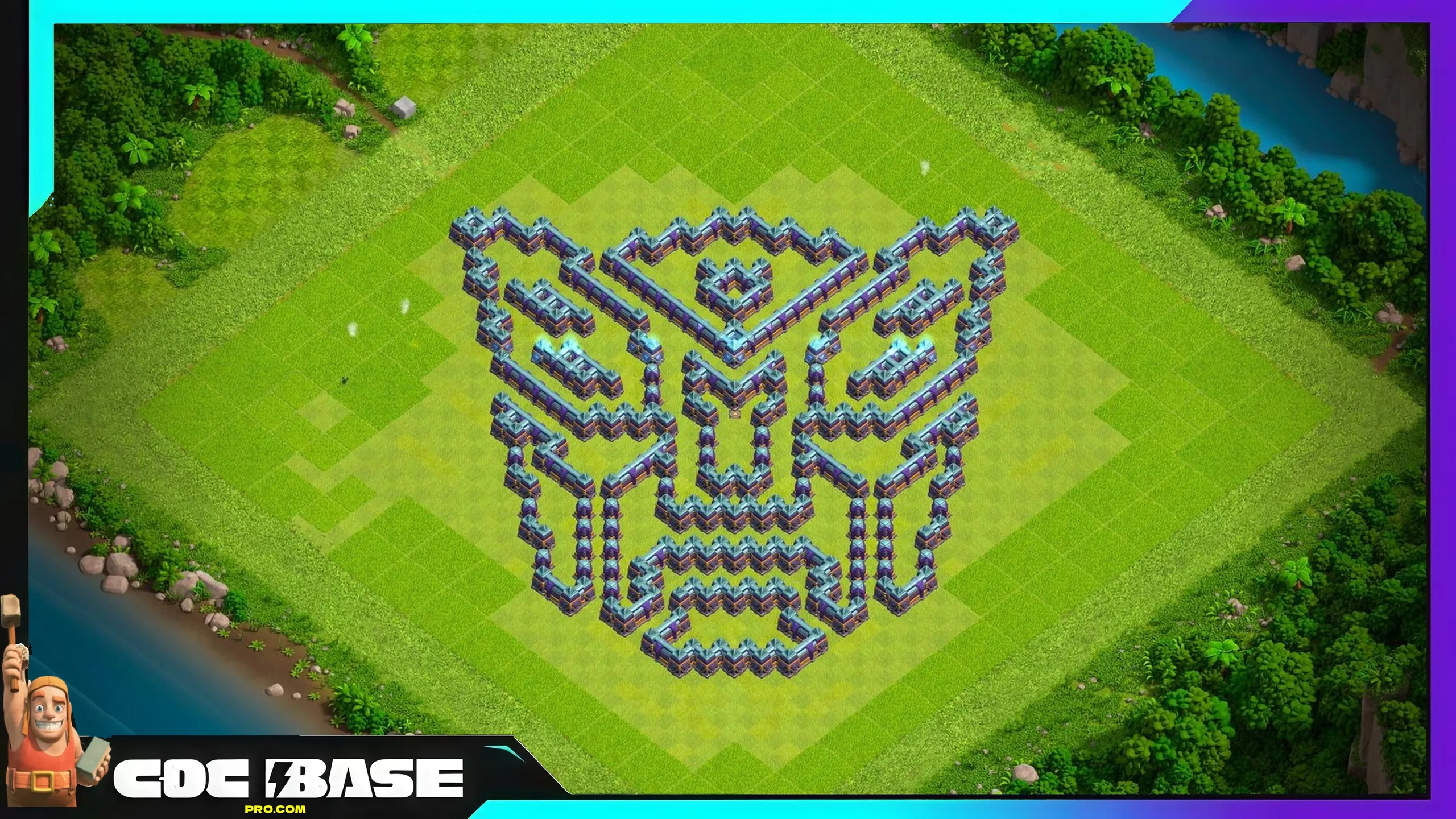 New TH15 Troll Defense Base 2026 Easy Copy #11