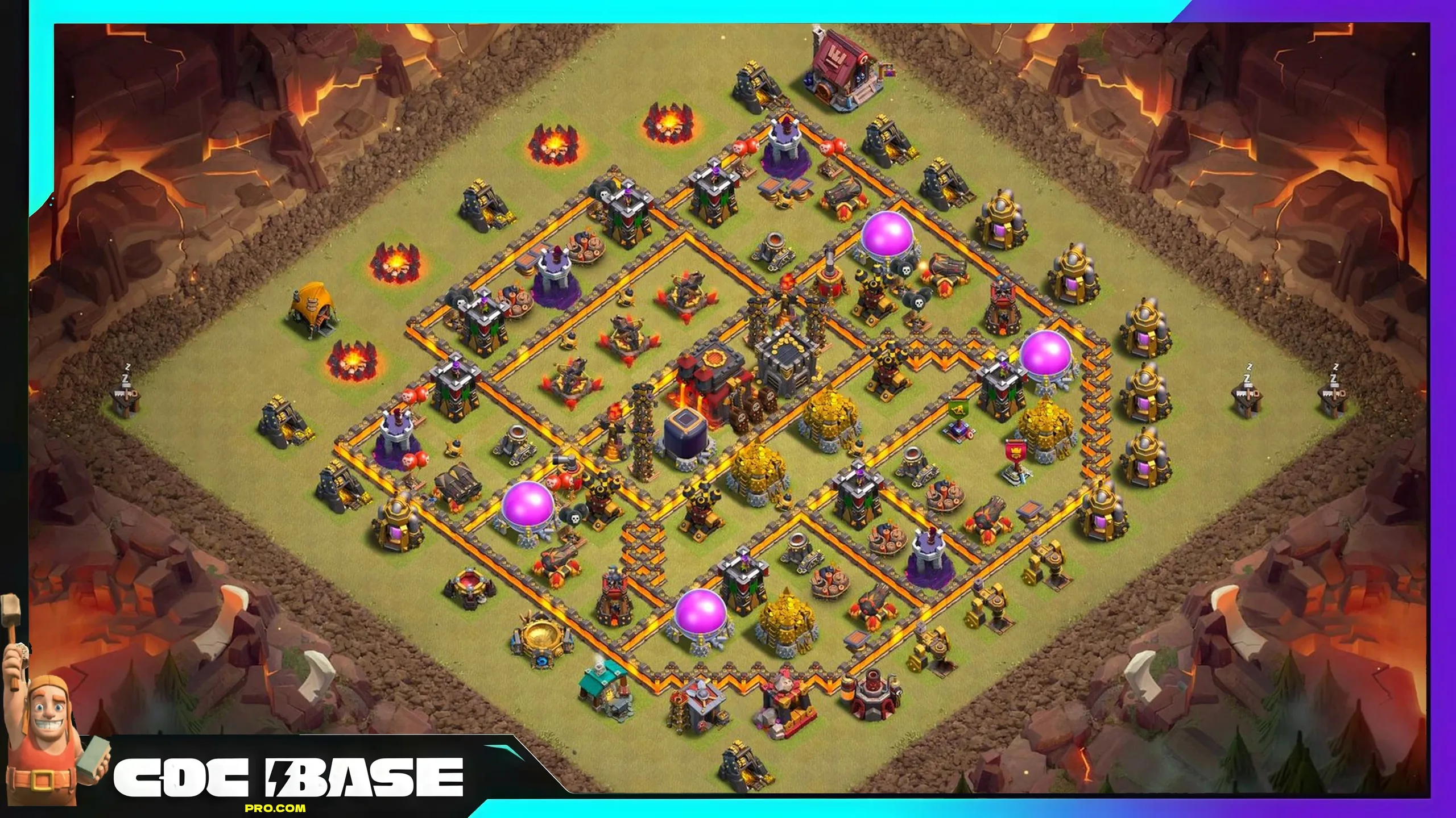 TH10 Clan War League Base Link 2026 Anti 3 Star Setup #05