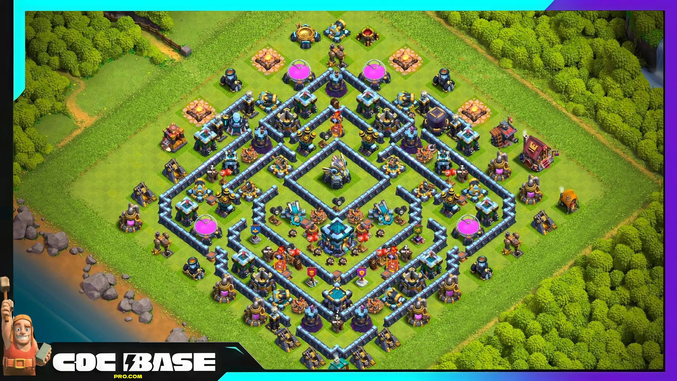 TH13 Legend League Layout 2026 Defensive Base Link #08