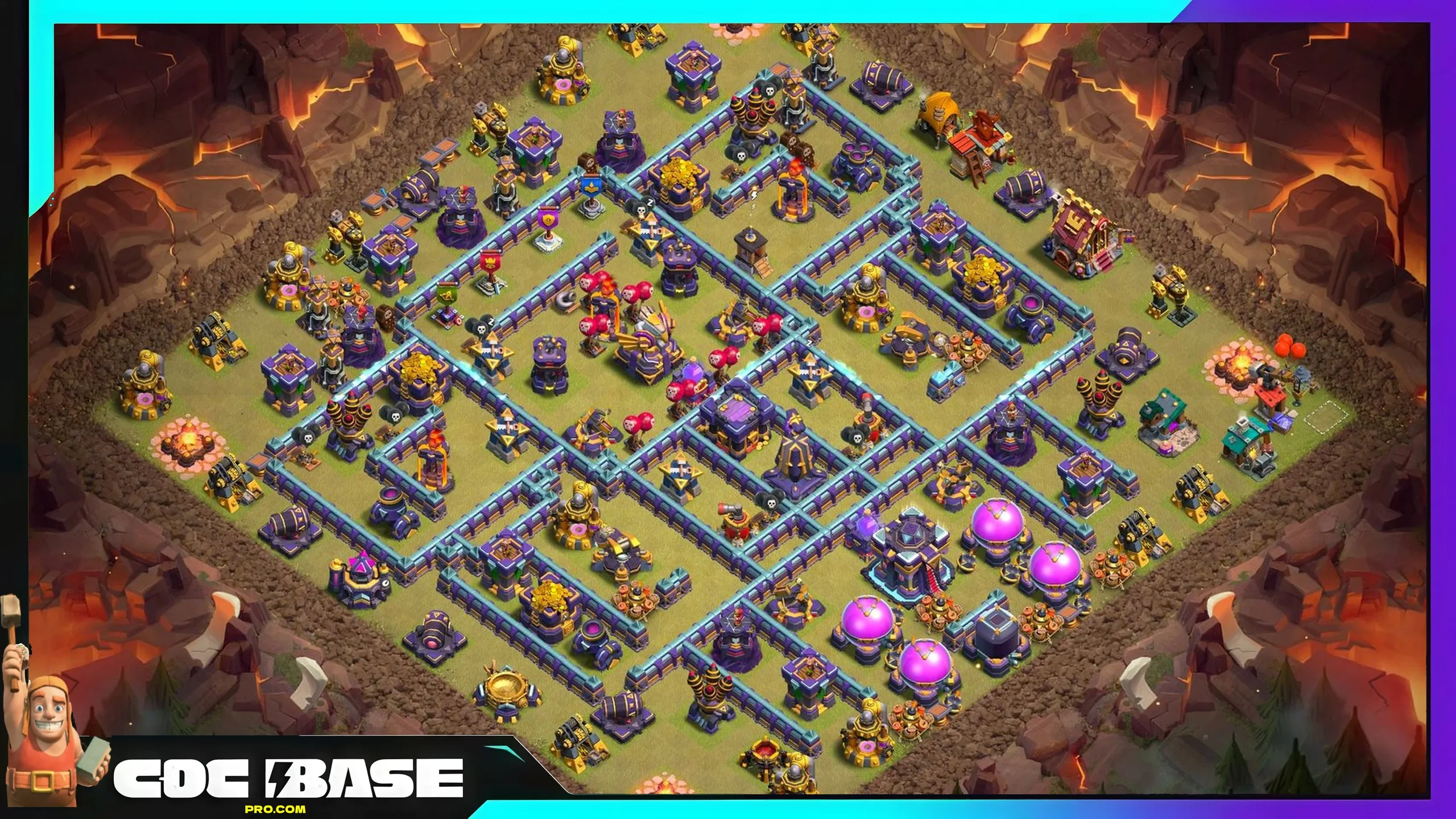 TH15 Clan War Layout 2026 Anti 3 Star Base Link #06