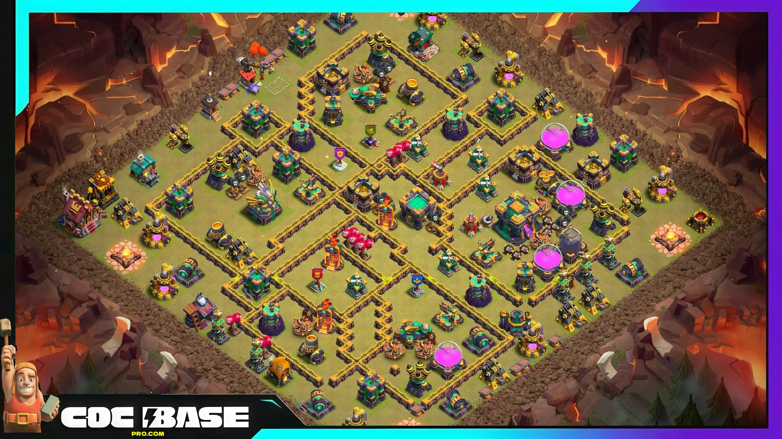 TH14 Clan War Layout 2026 Anti 3 Star Base Link #15