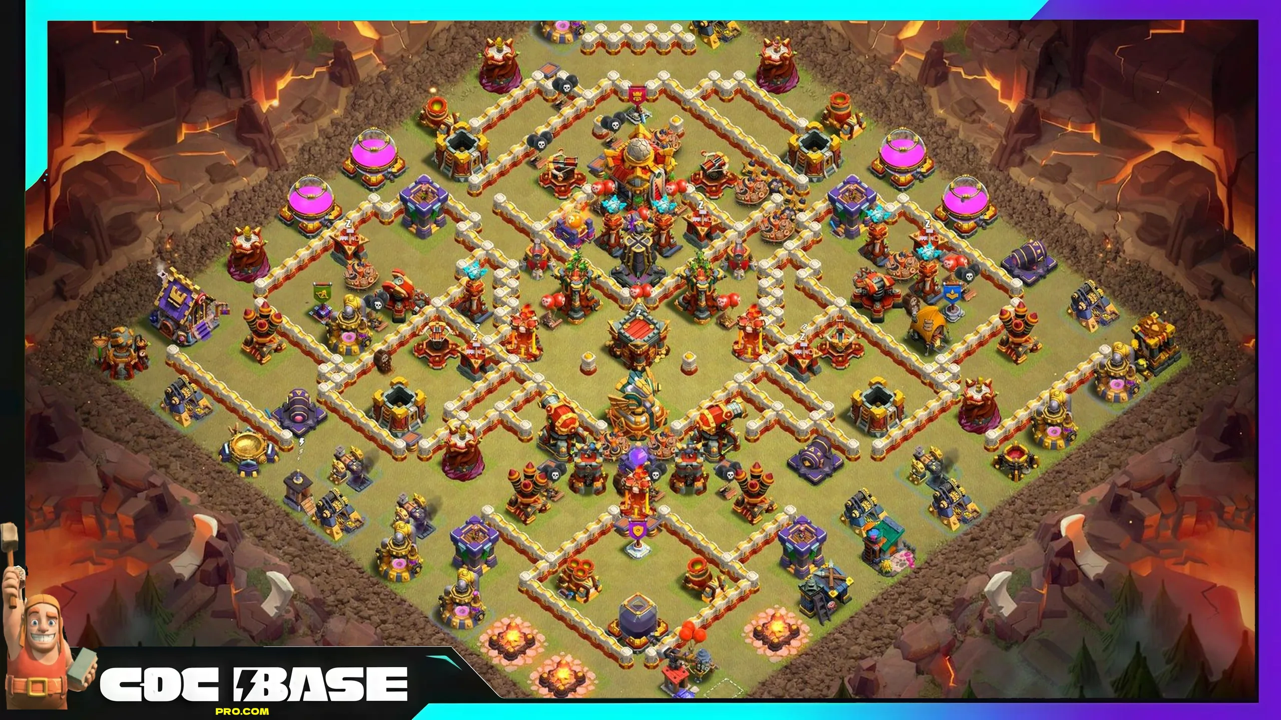 TH16 CWL War Layout 2026 Strong Defensive Design #20
