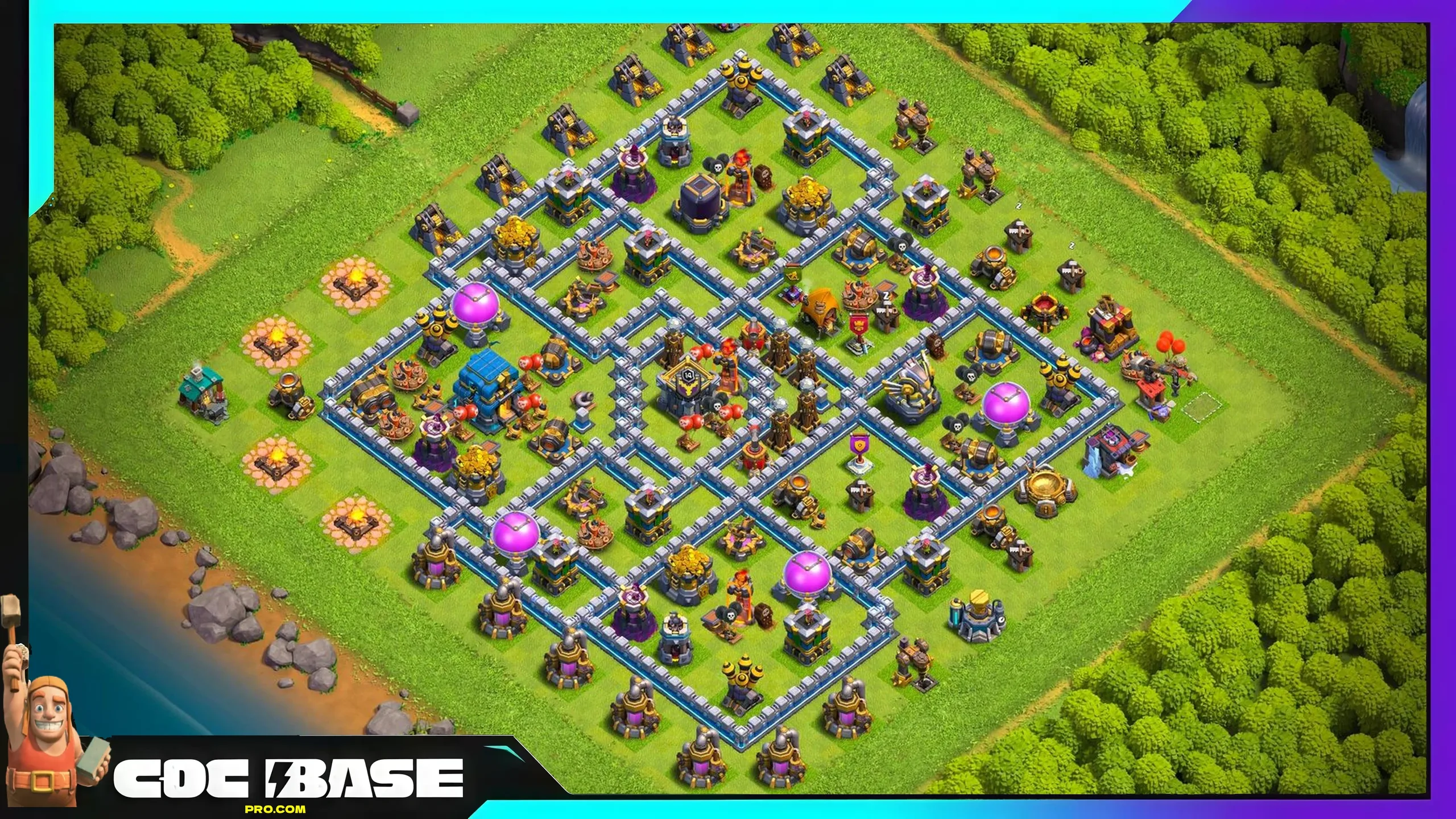 New TH12 Farming Base 2026 Strong Loot Defense #08