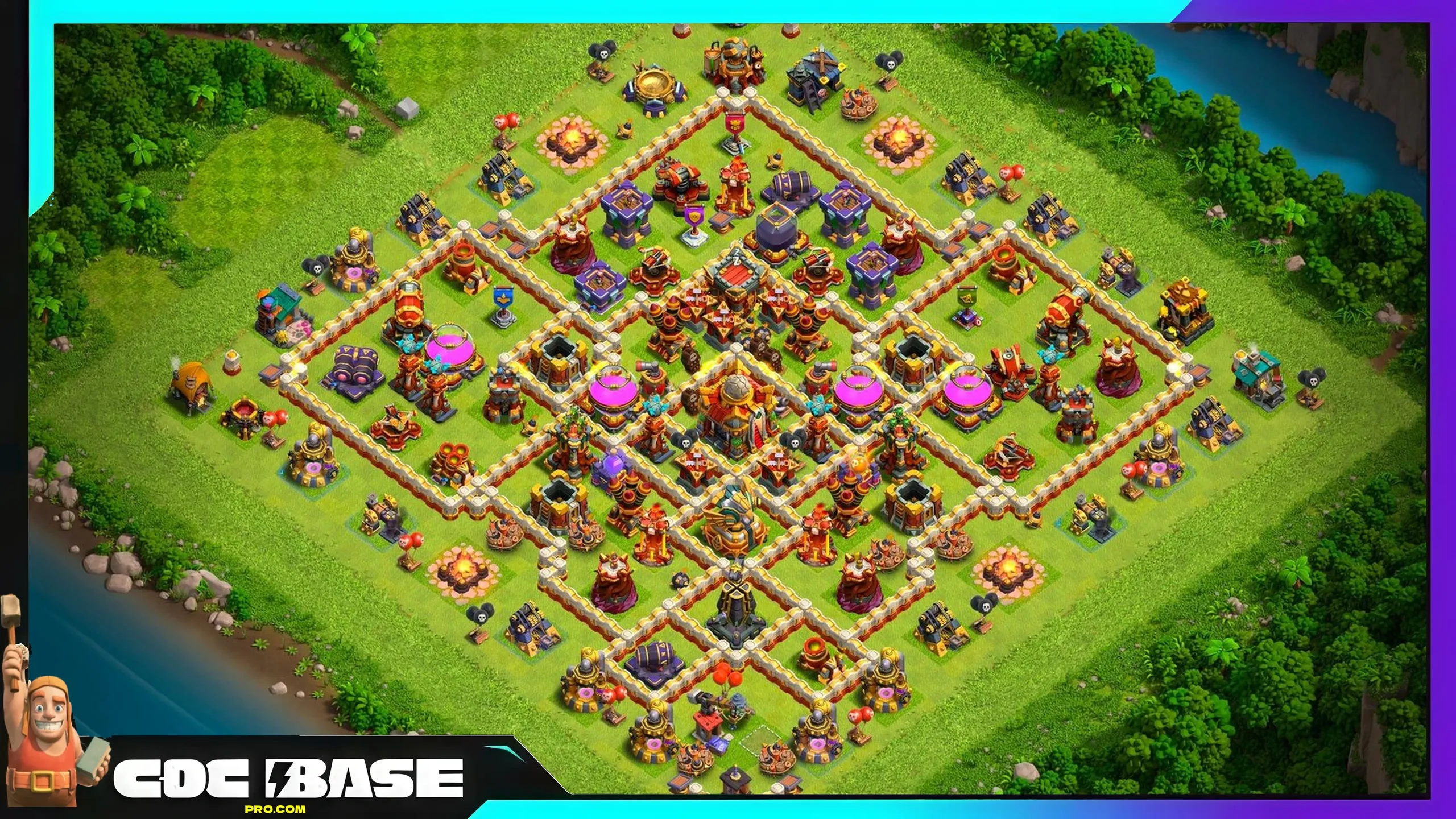 TH16 Farm Base With Copy Link 2026 Resource Protection #03