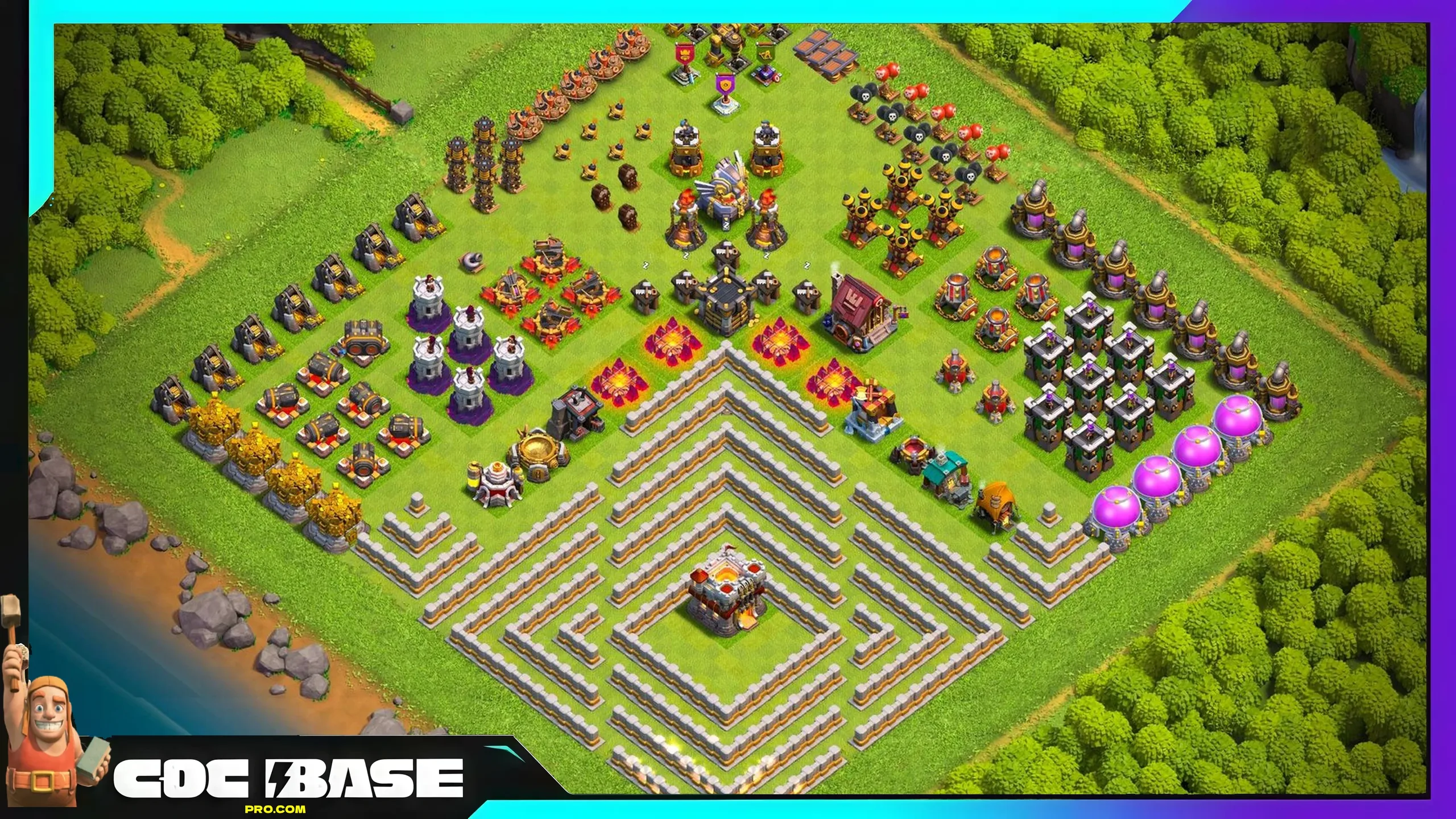 TH11 Funny Troll Layout 2026 Base Link #02