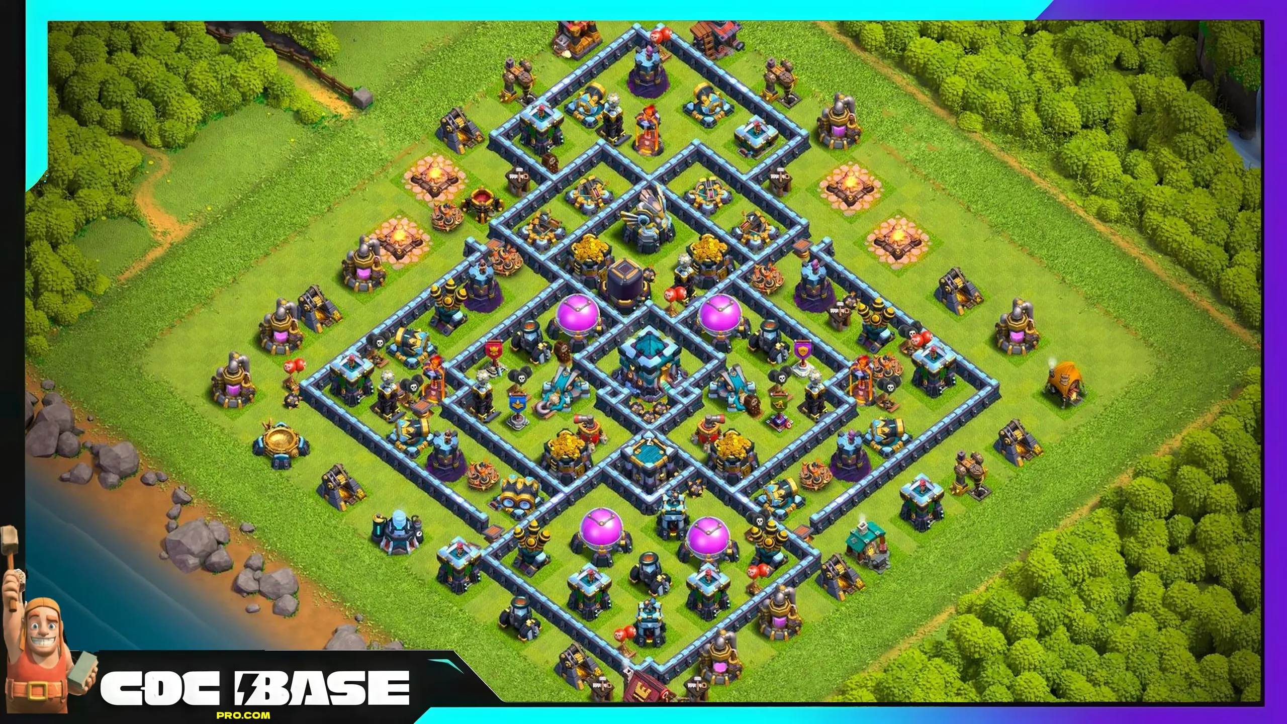 New TH13 Farming Base 2026 Strong Loot Defense #06