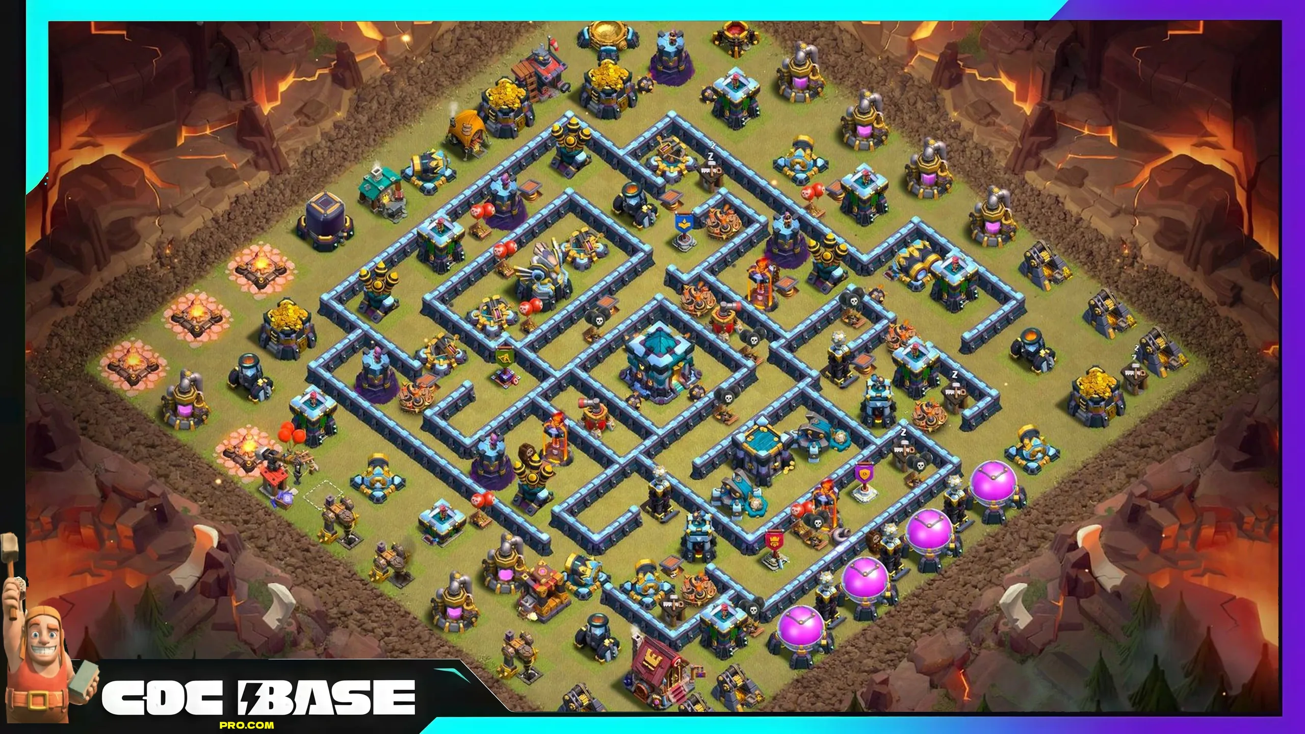Best TH13 CWL Base 2026 Strong War Defense #05
