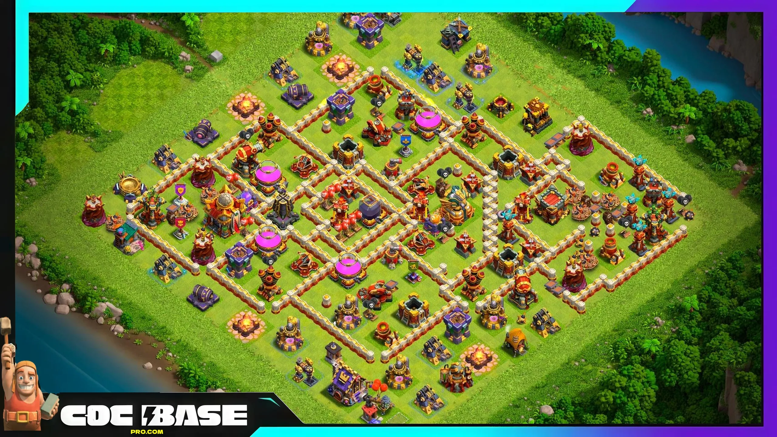 Updated TH16 Loot Defense Base Link 2026 Stable Defense Results #24