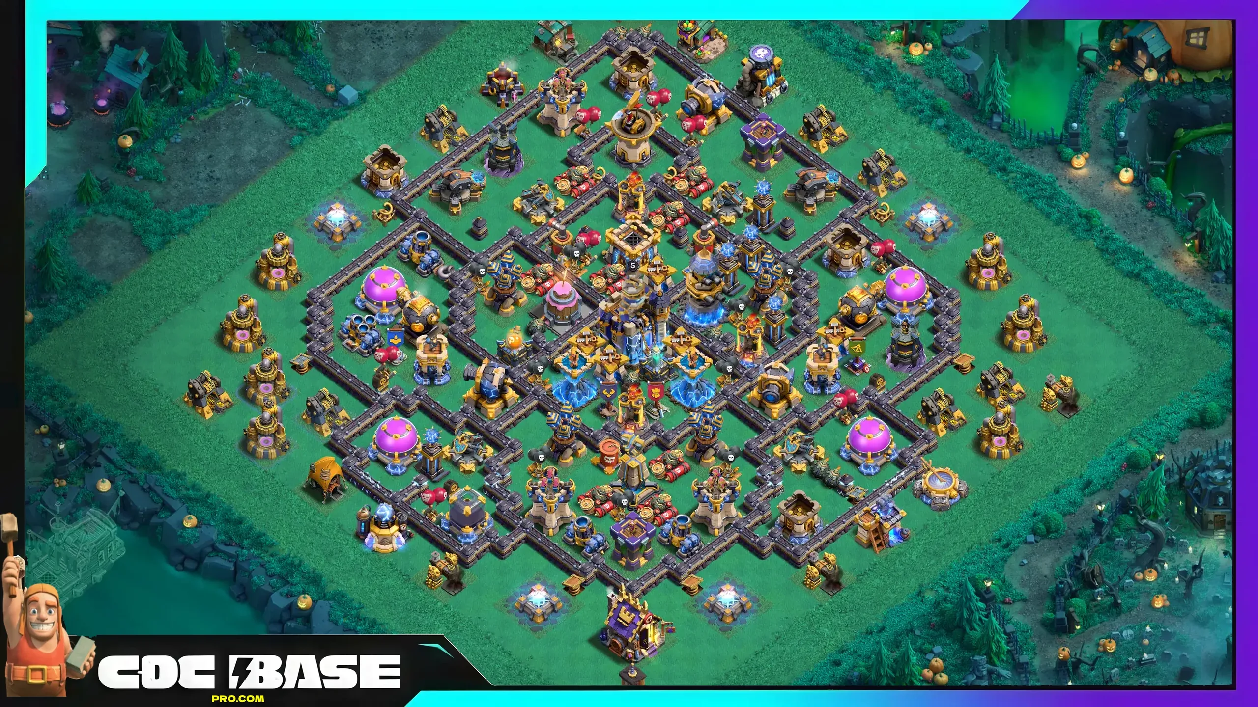 TH18 Hybrid Layout 2026 Defense and Resource Protection #30