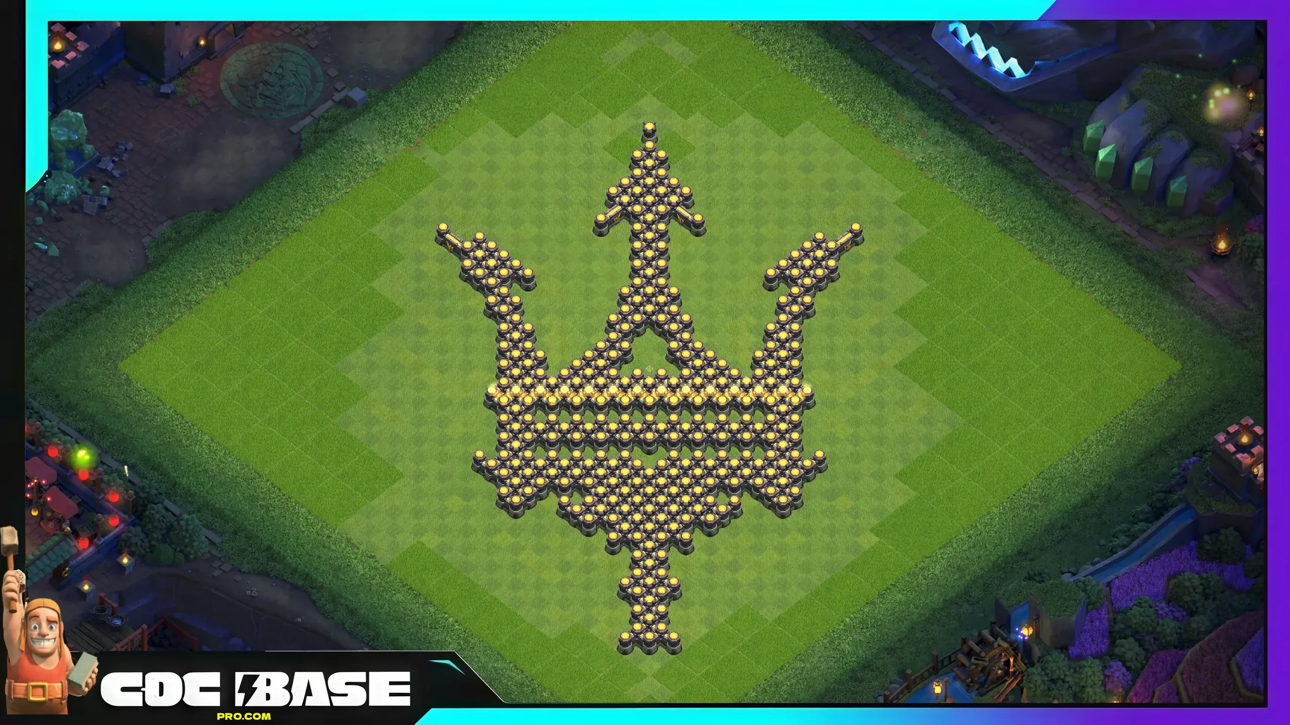 Smart TH17 Troll Base Link 2026 Fun Layout #14