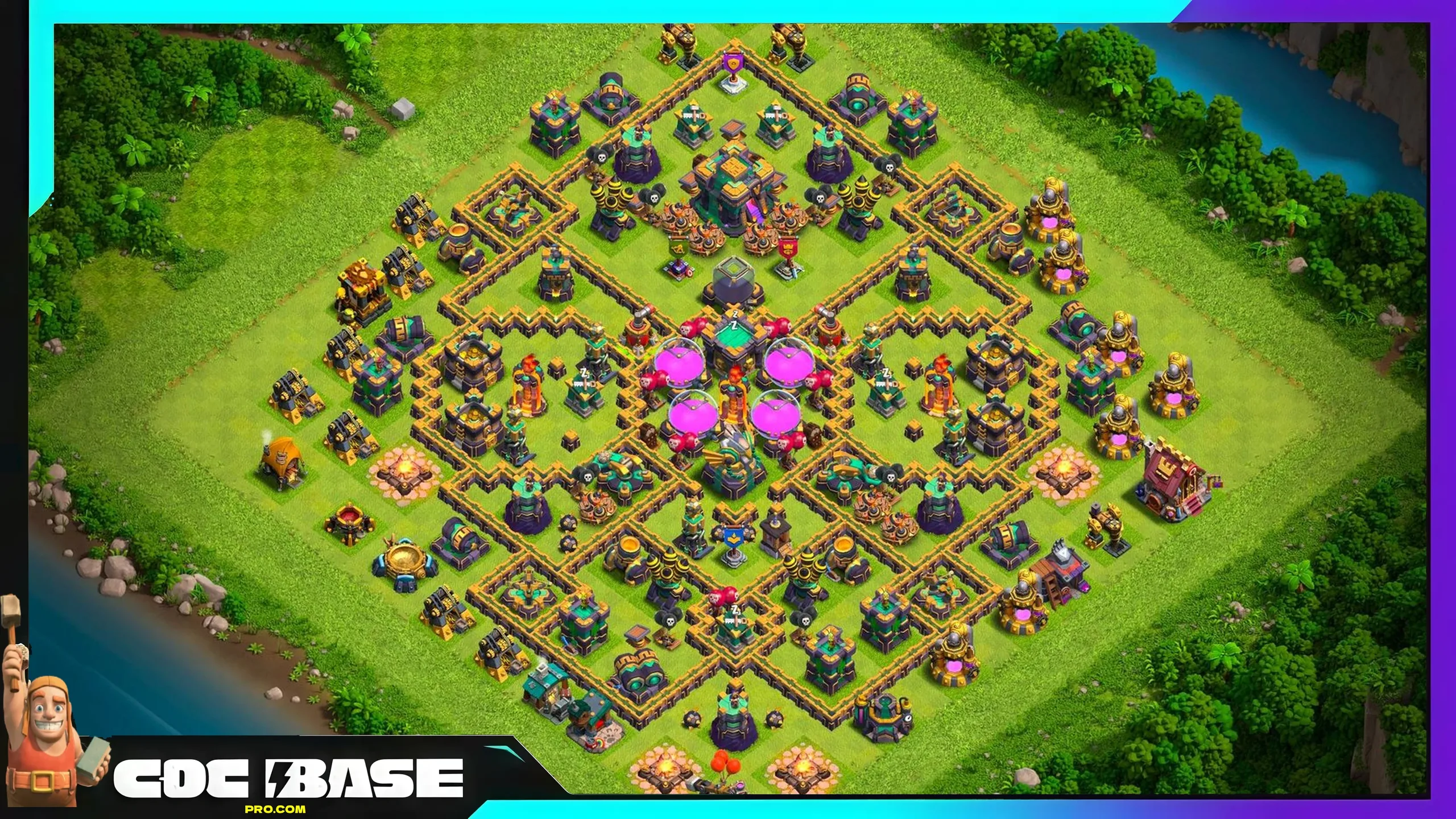 Updated TH14 Loot Defense Base Link 2026 Hard to Funnel #03