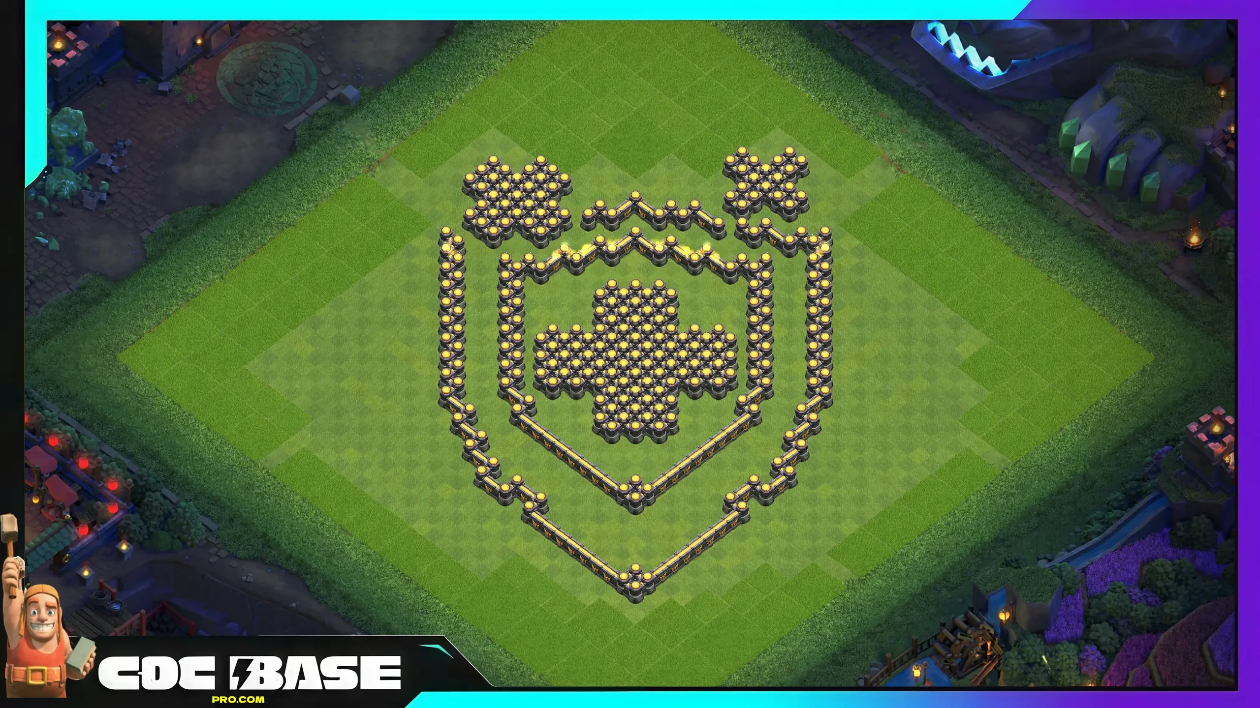 New TH17 Troll Defense Base 2026 Easy Copy #13