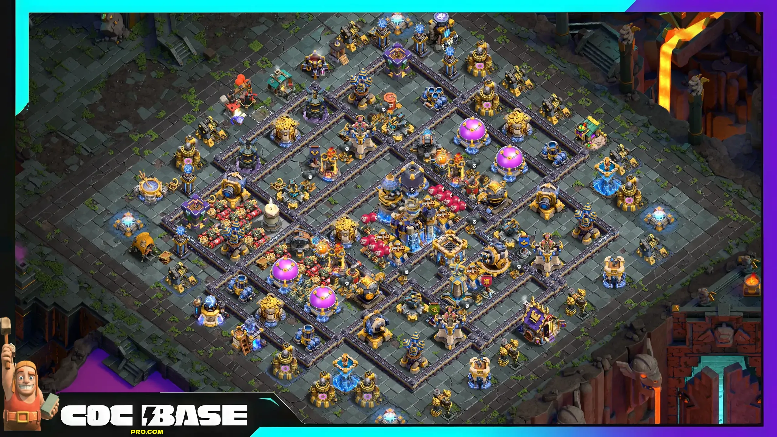TH18 Farm Layout Copy Link 2026 Anti Loot Setup #17