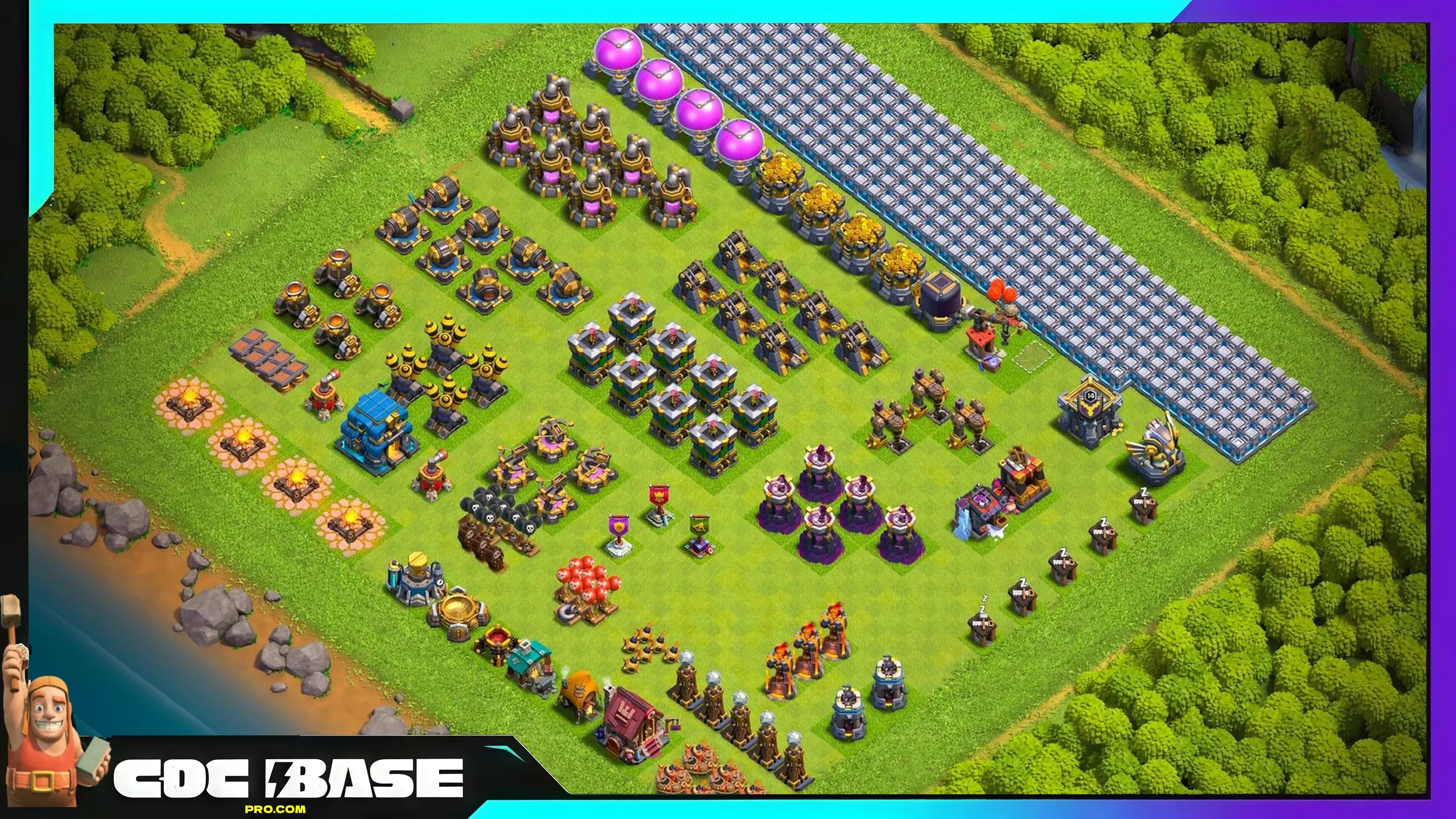 TH12 Funny Troll Layout 2026 Base Link #01