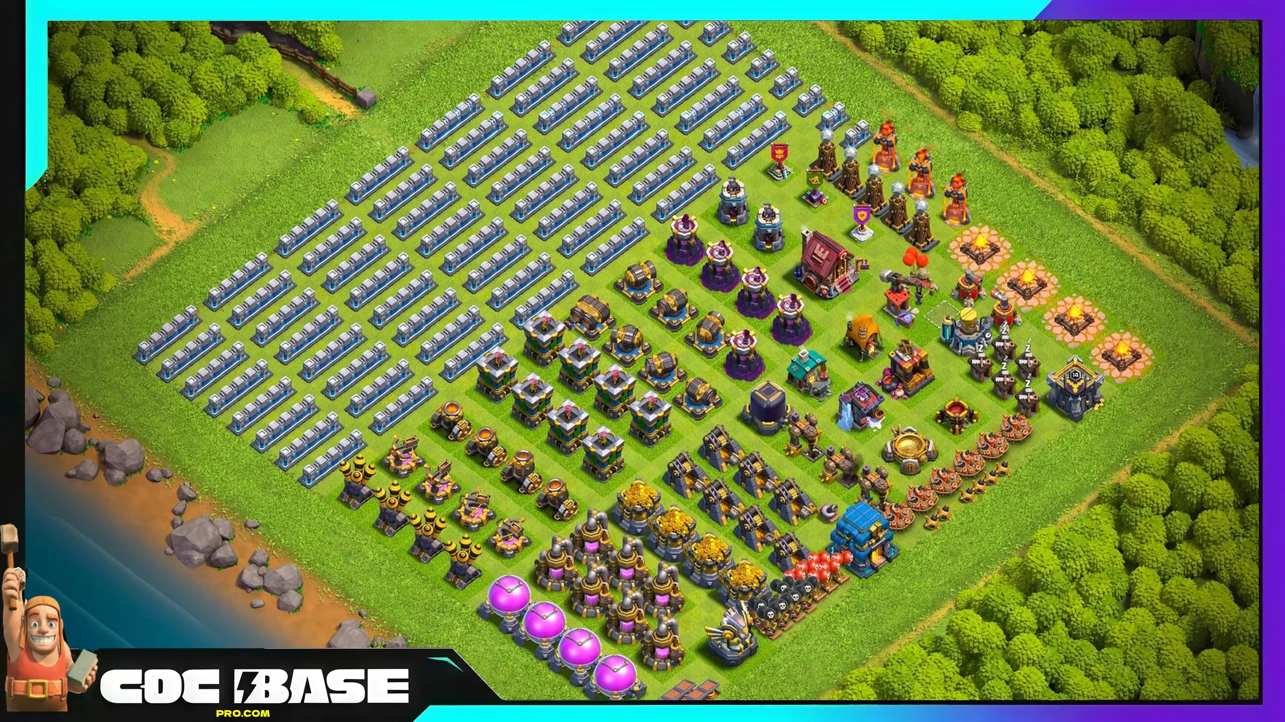 TH12 Funny Troll Layout 2026 Base Link #02