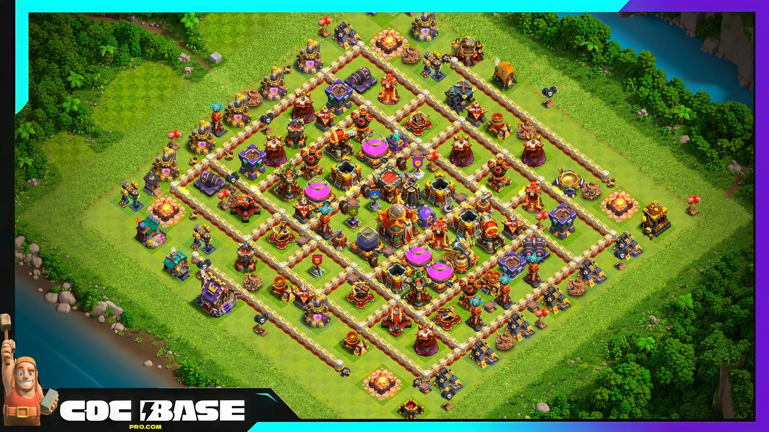 New TH16 Farming Base 2026 Strong Loot Defense #12