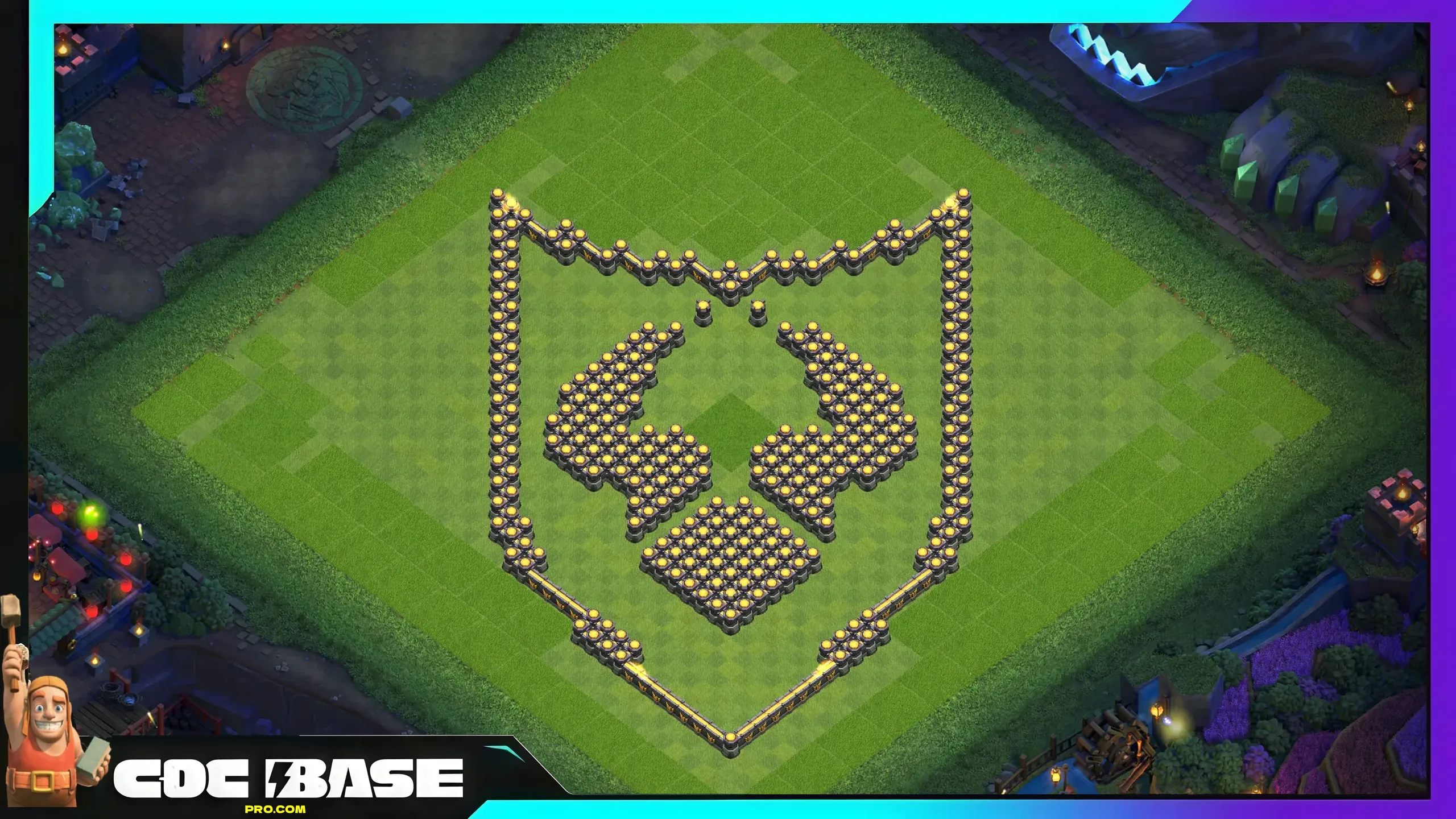 New TH17 Troll Defense Base 2026 Easy Copy #17