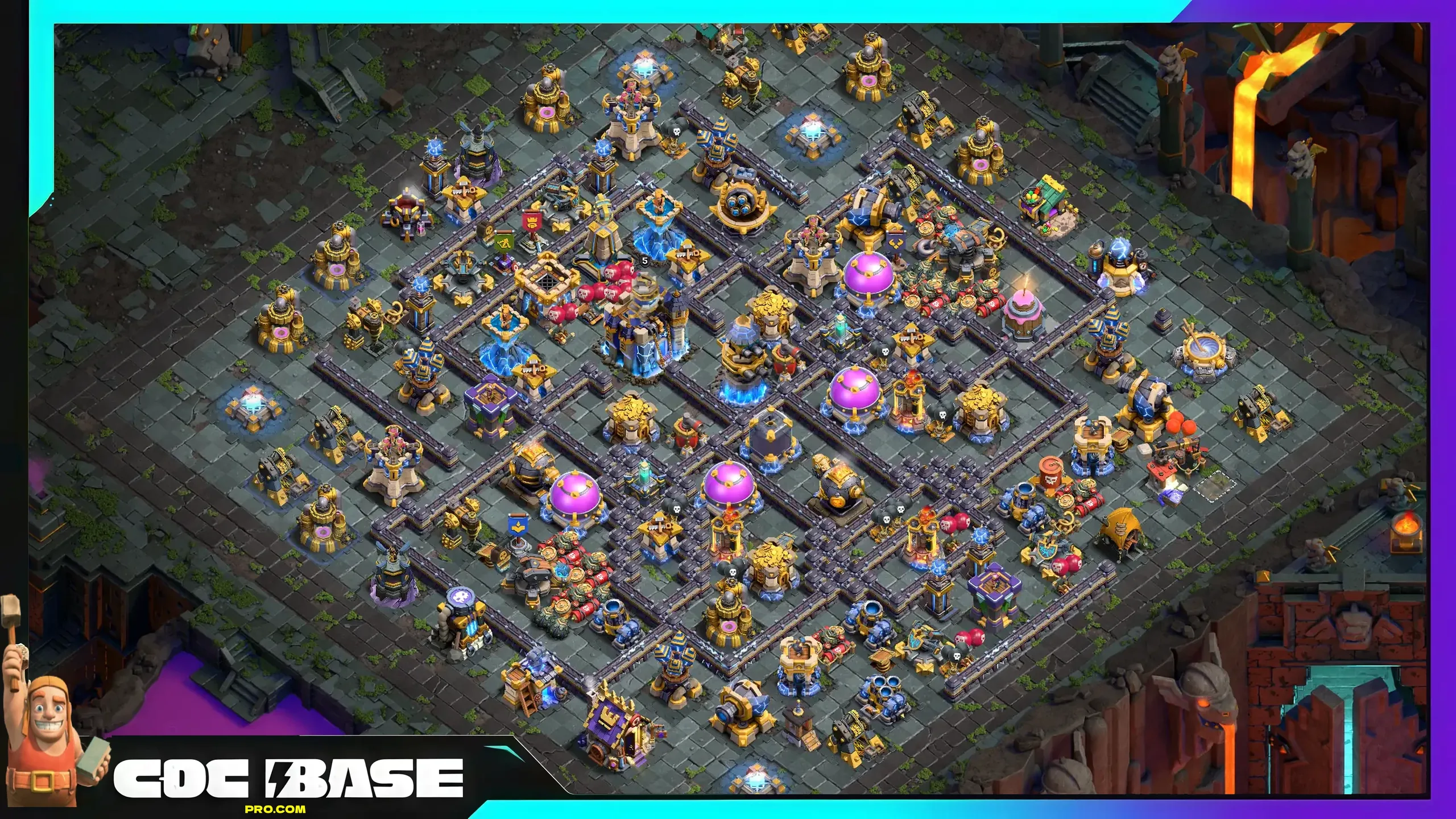 TH18 Farming Layout 2026 Anti 3 Star Defense #01
