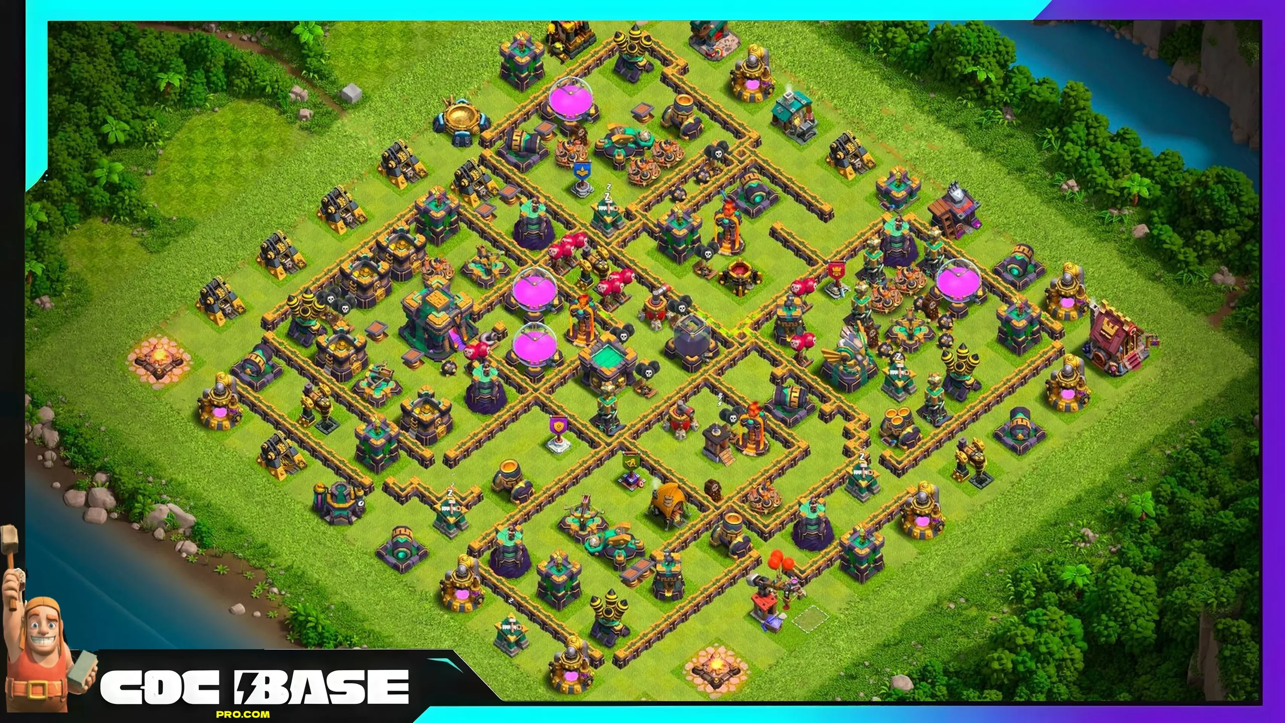 Pro TH14 Farming Base Link 2026 Resource Protected Layout #05