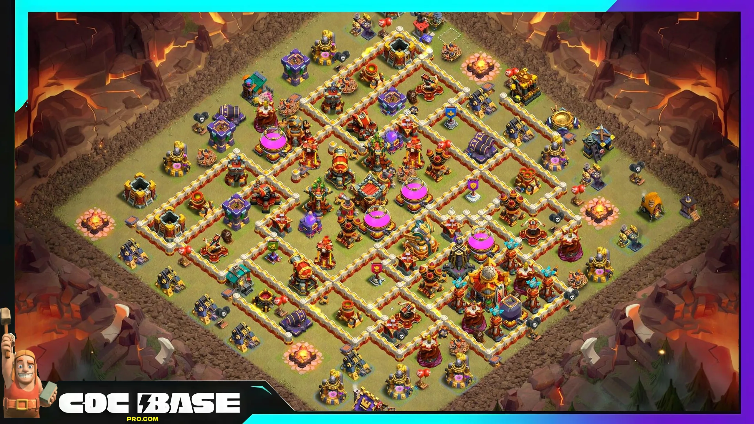 TH16 Clan War League Base Link 2026 Anti 3 Star Setup #25