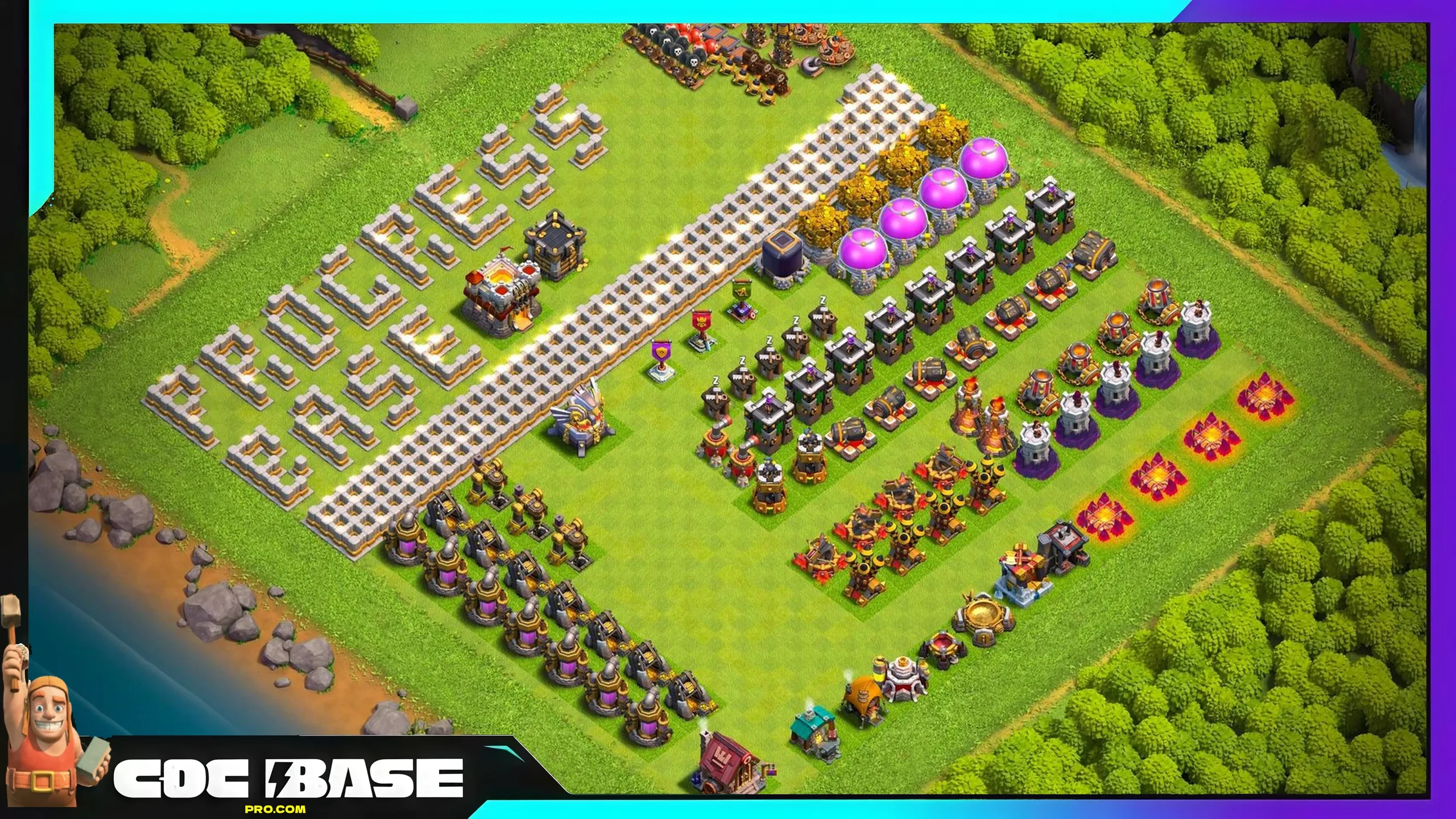 Competitive TH11 Troll Base Link 2026 Fun Layout #03