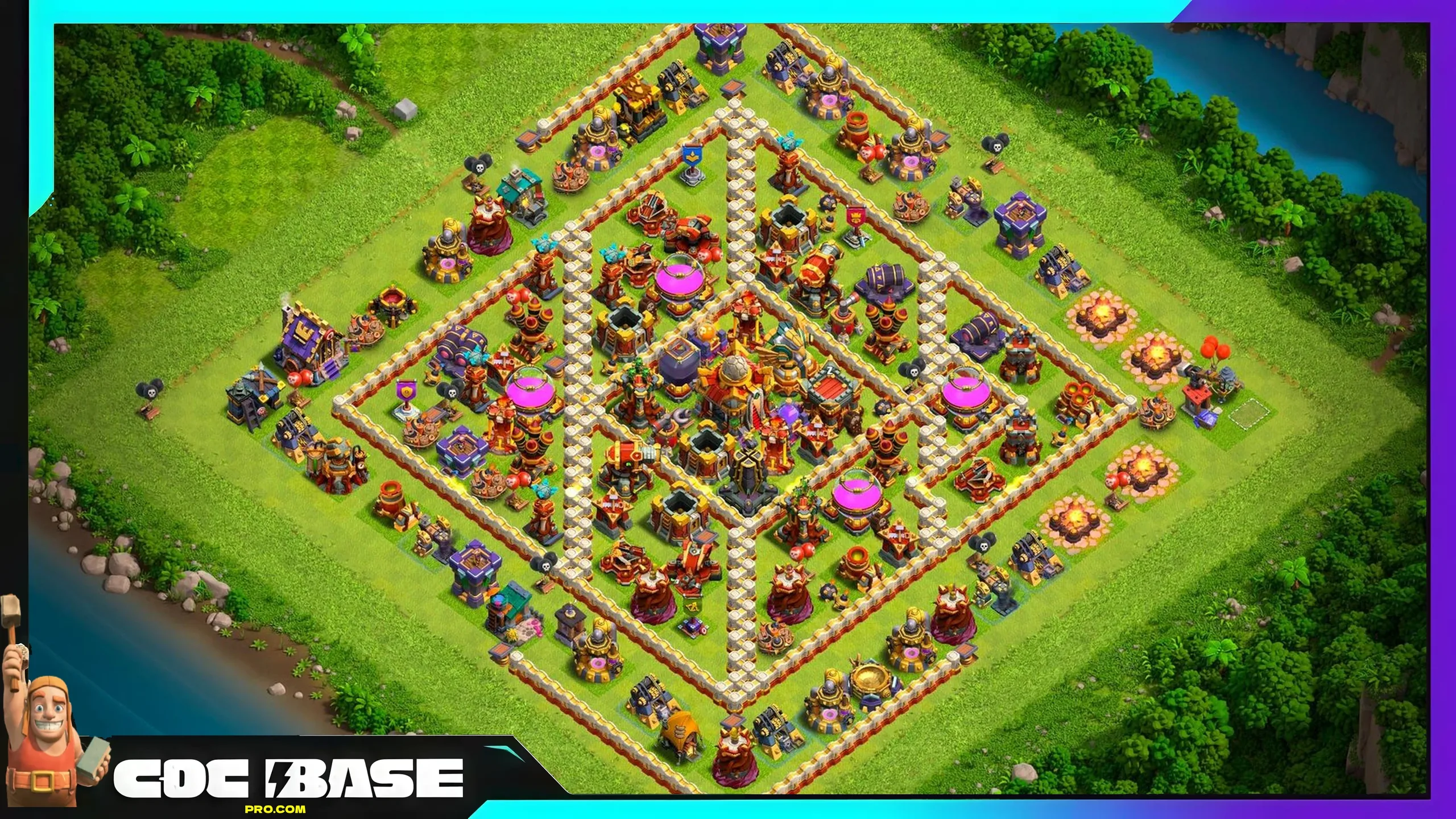 TH16 Farm Base With Copy Link 2026 Resource Protection #10