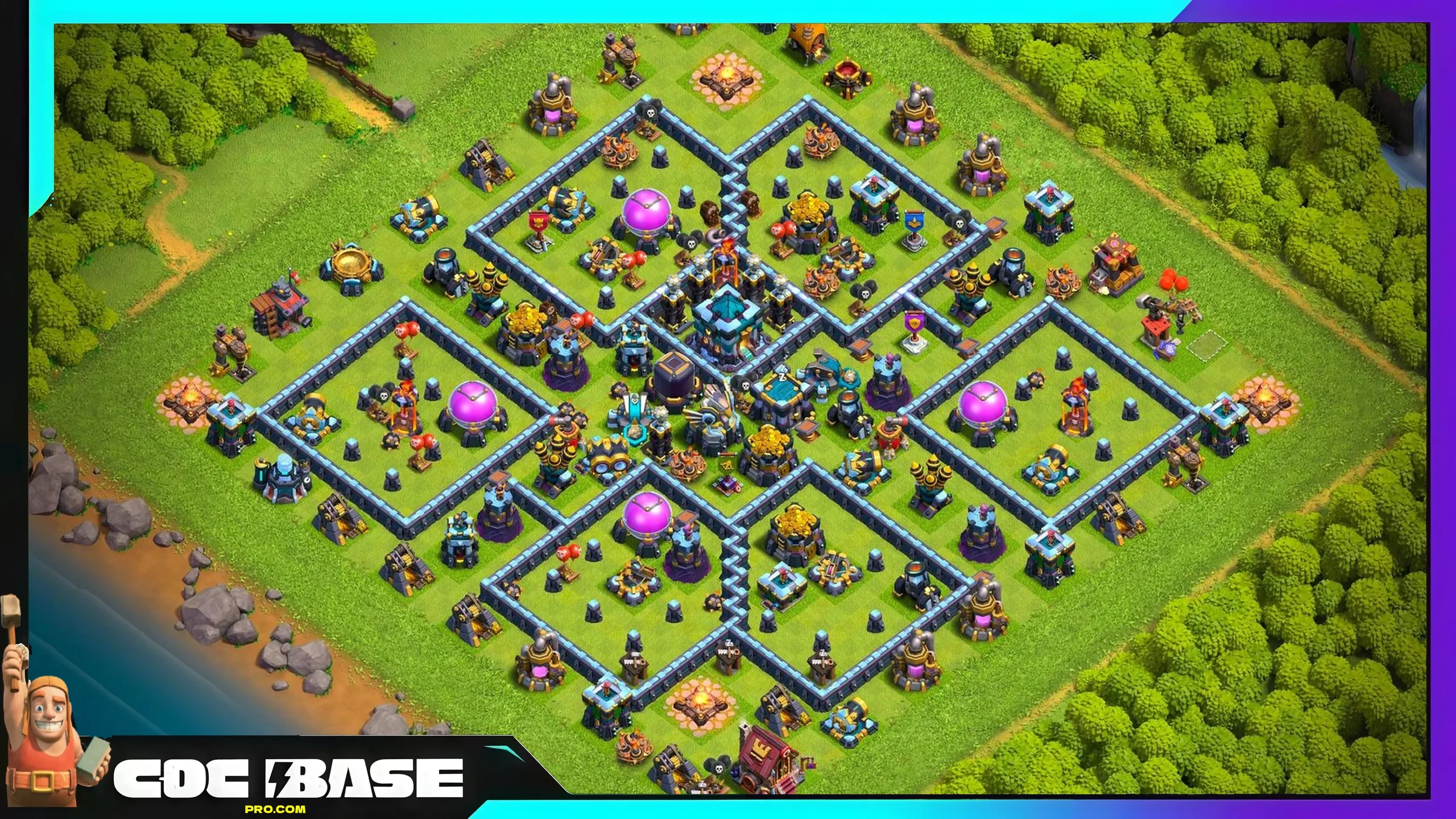 New TH13 Hybrid Layout 2026 Strong Defense #02