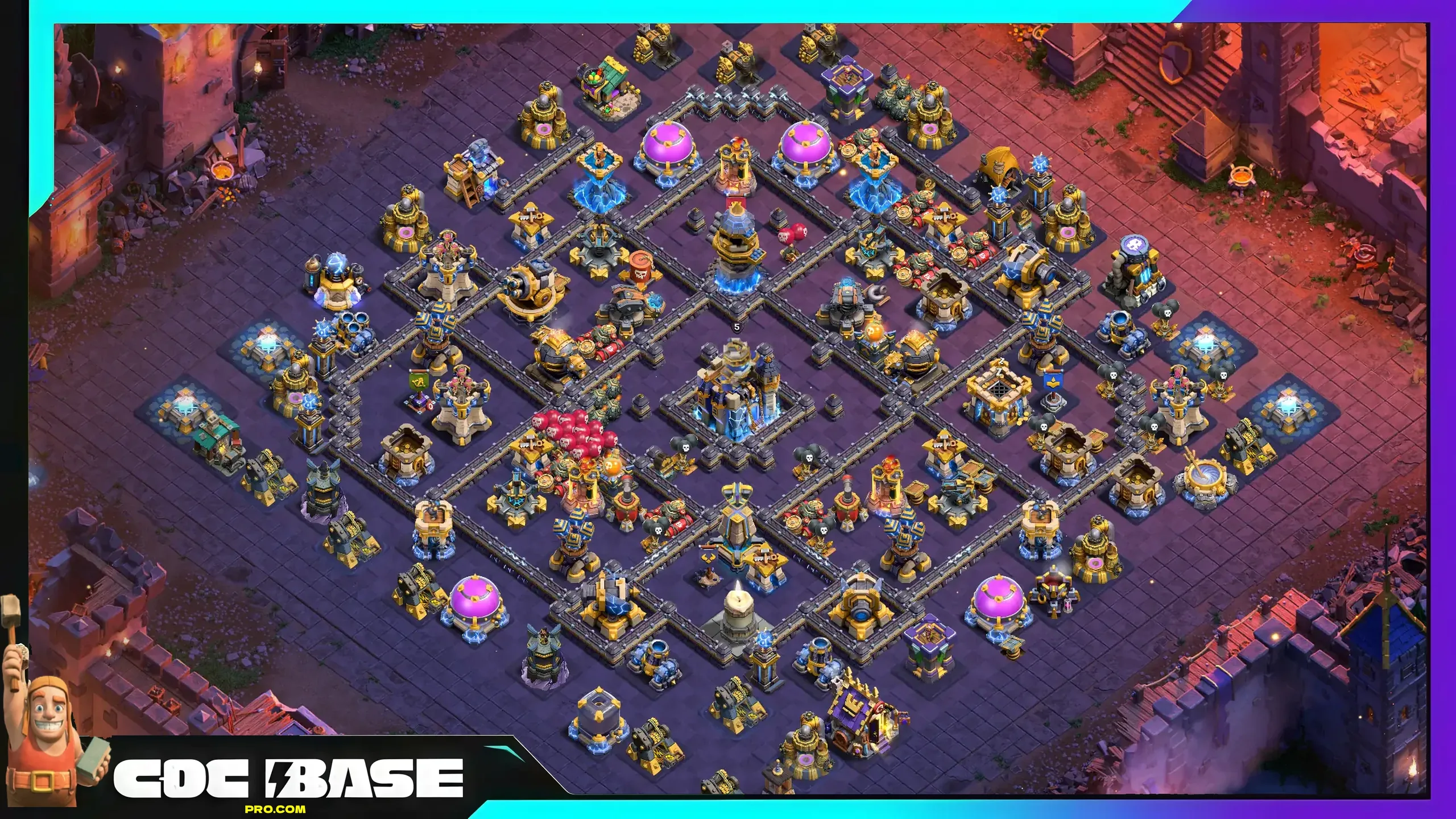 Best TH18 CWL Base 2026 Strong War Defense #01