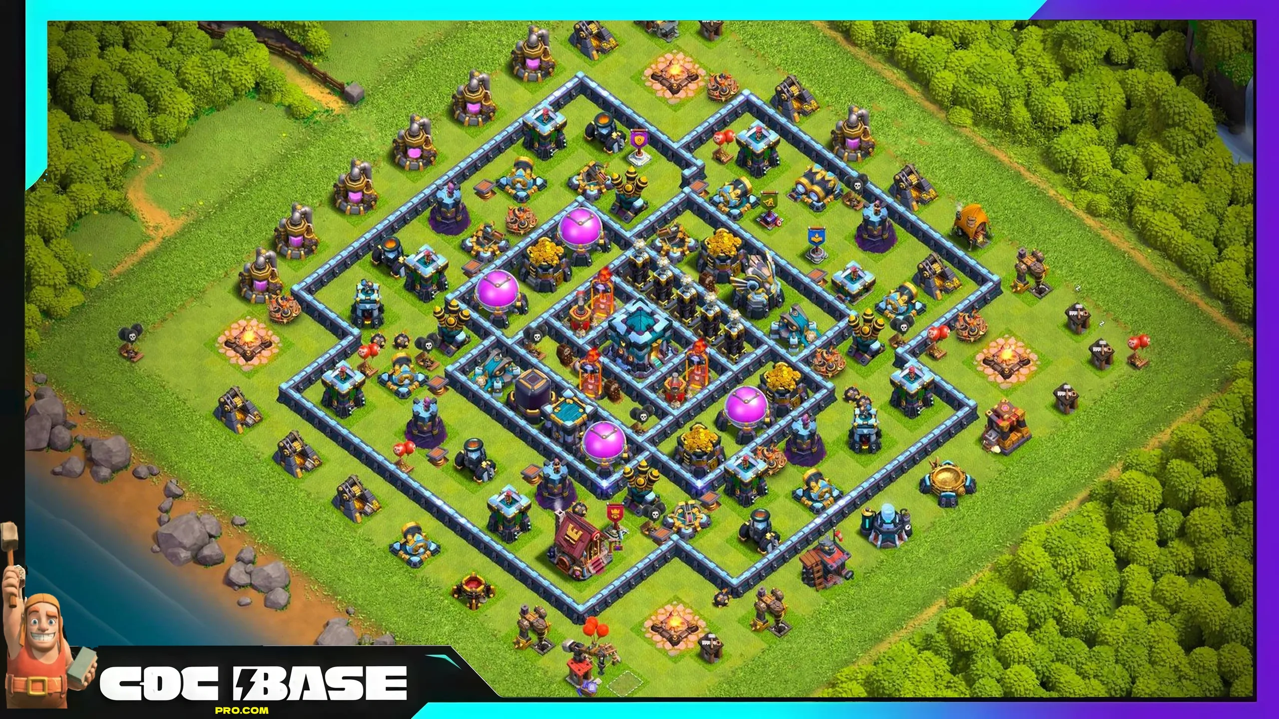 TH13 Farm Layout Copy Link 2026 Anti Loot Setup #31