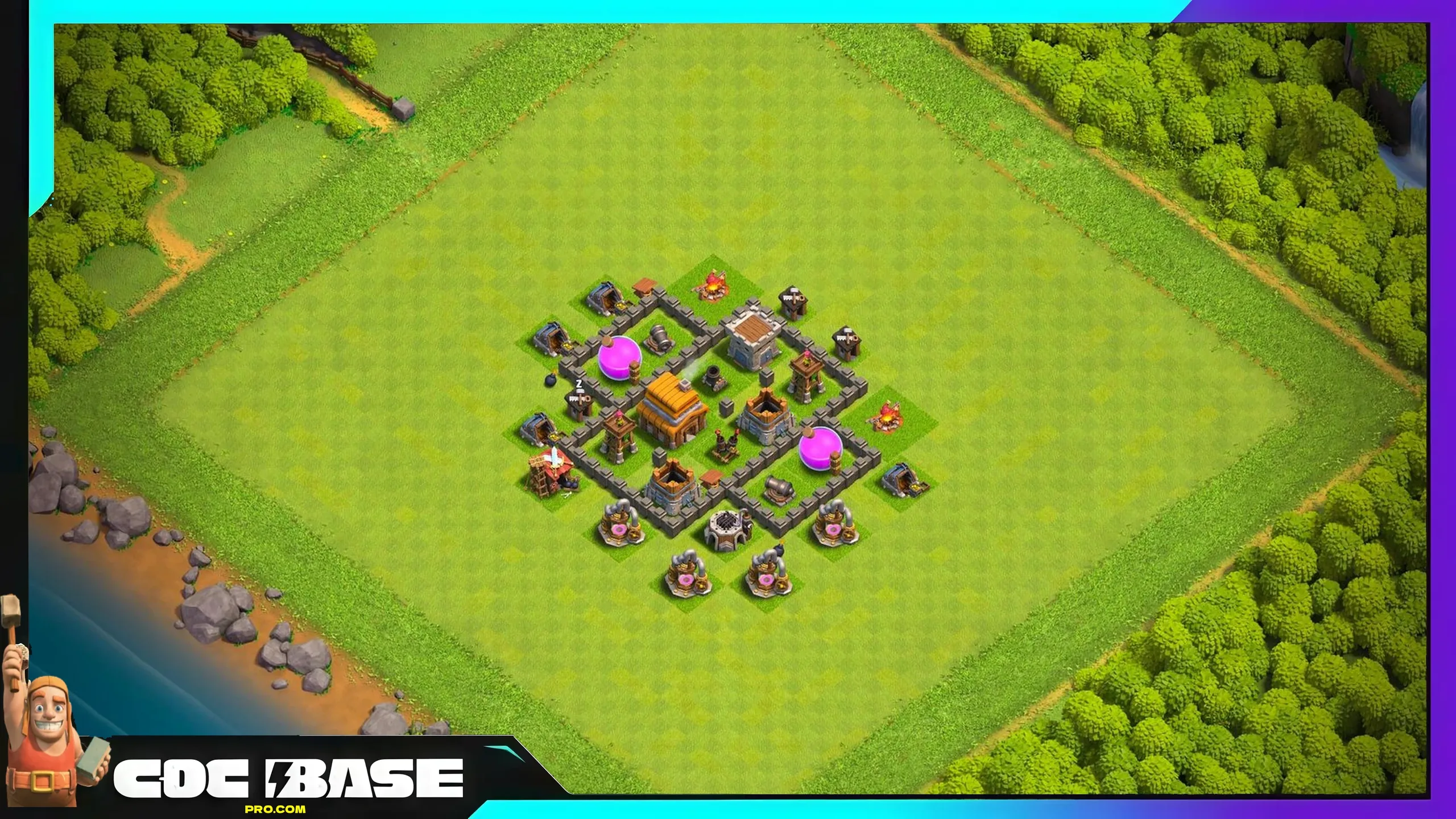 TH4 Free Farming Base Link 2026 Resource Protection Layout #09