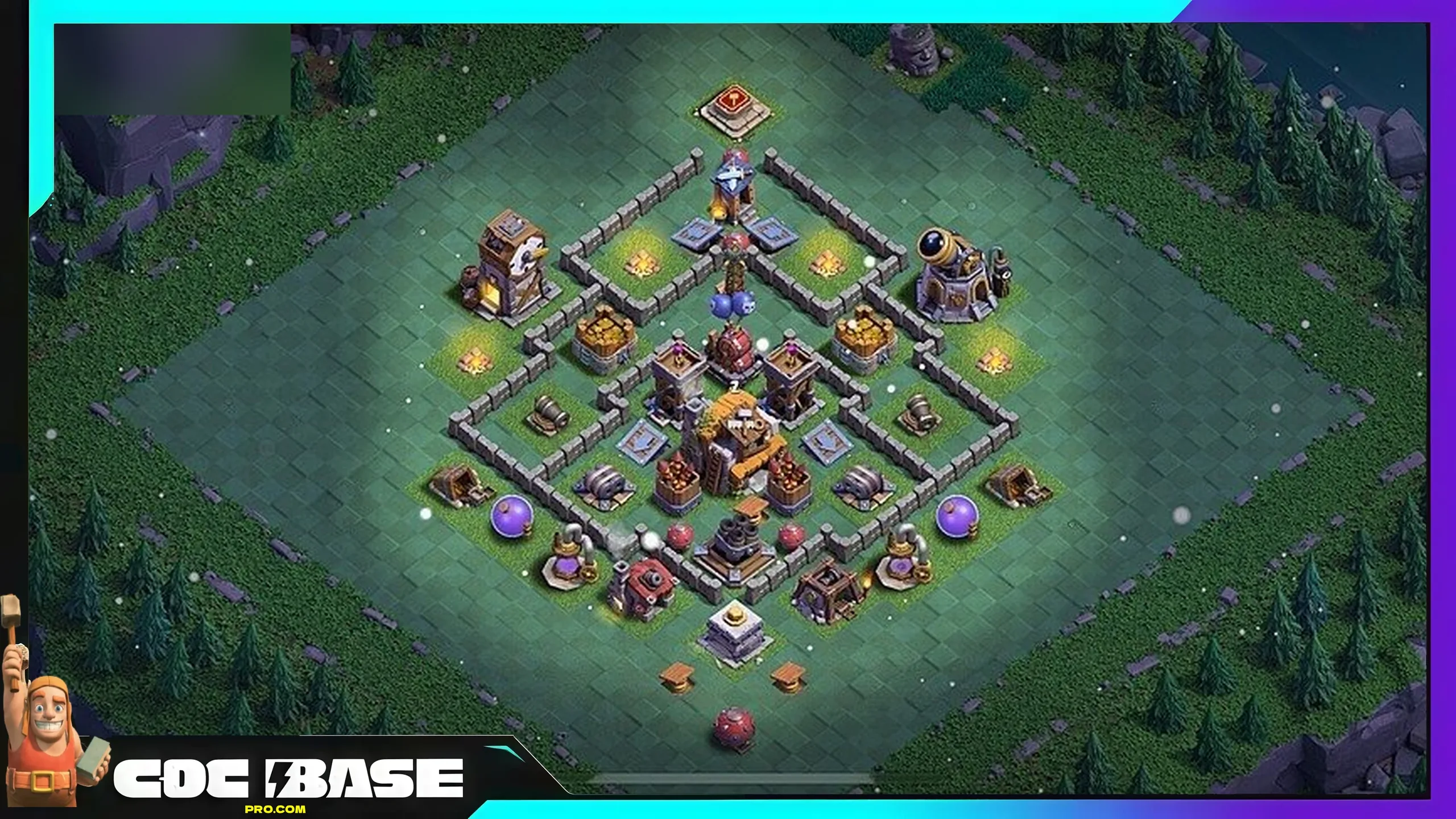 BH5 Builder Hall Base 2026 Compact Defense #02