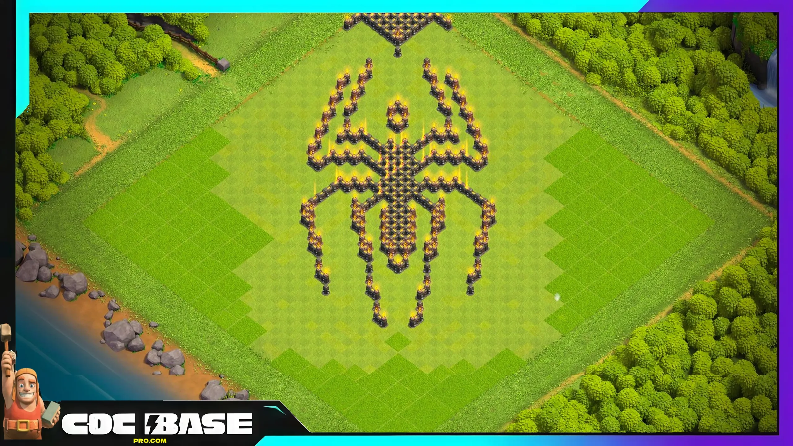 New TH9 Troll Defense Base 2026 Easy Copy #02