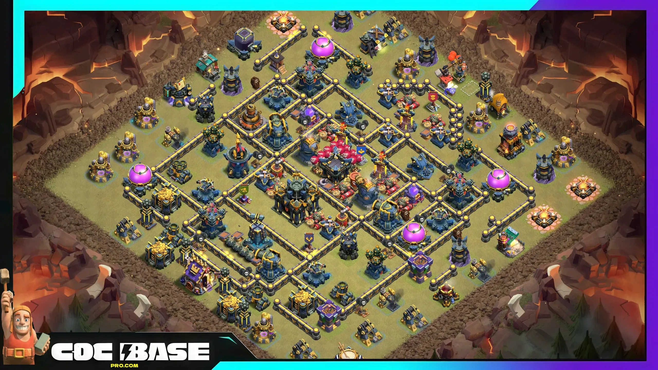 TH17 CWL War Layout 2026 Strong Defensive Design #12