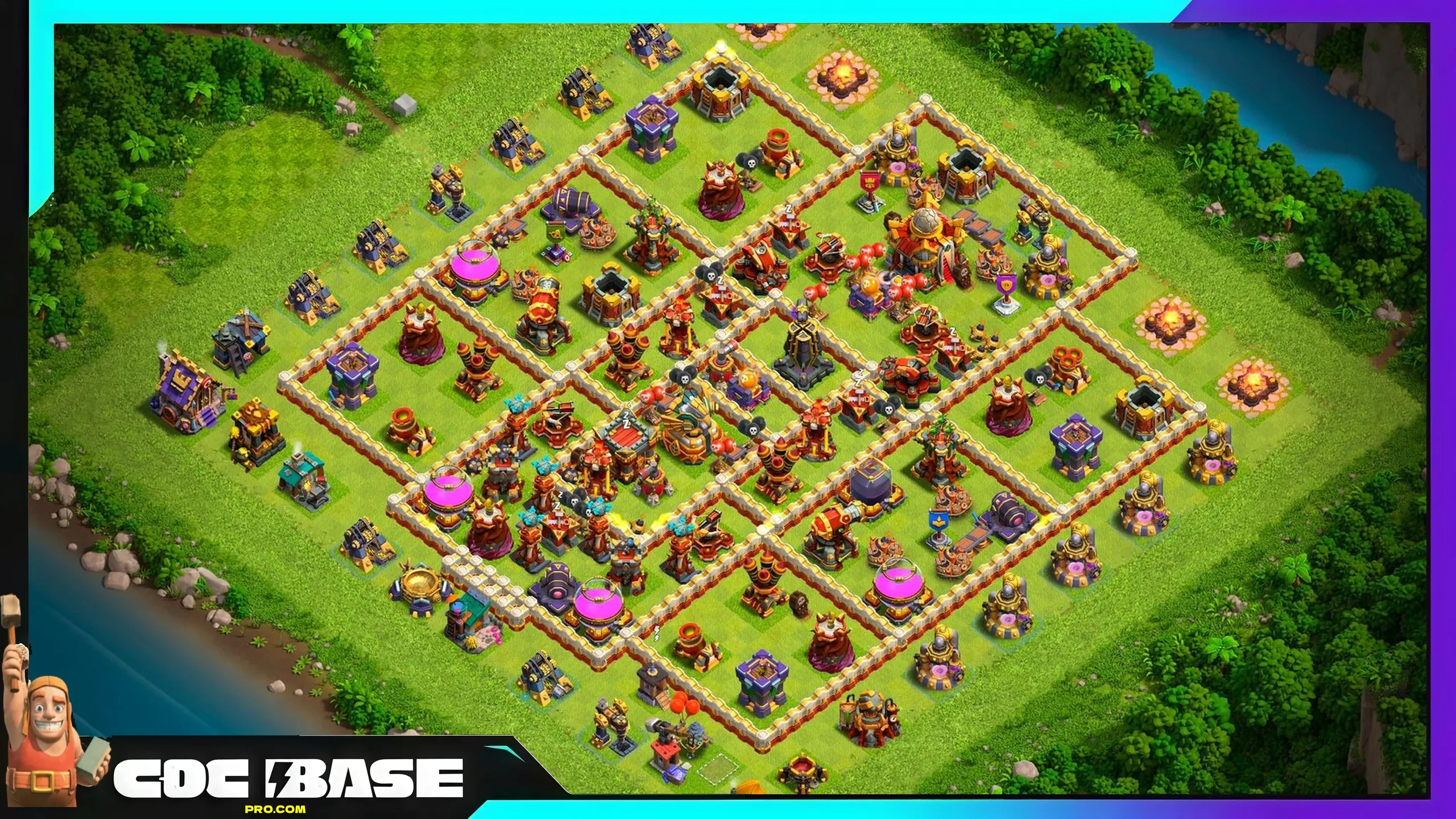 New TH16 Hybrid Layout 2026 Strong Defense #13
