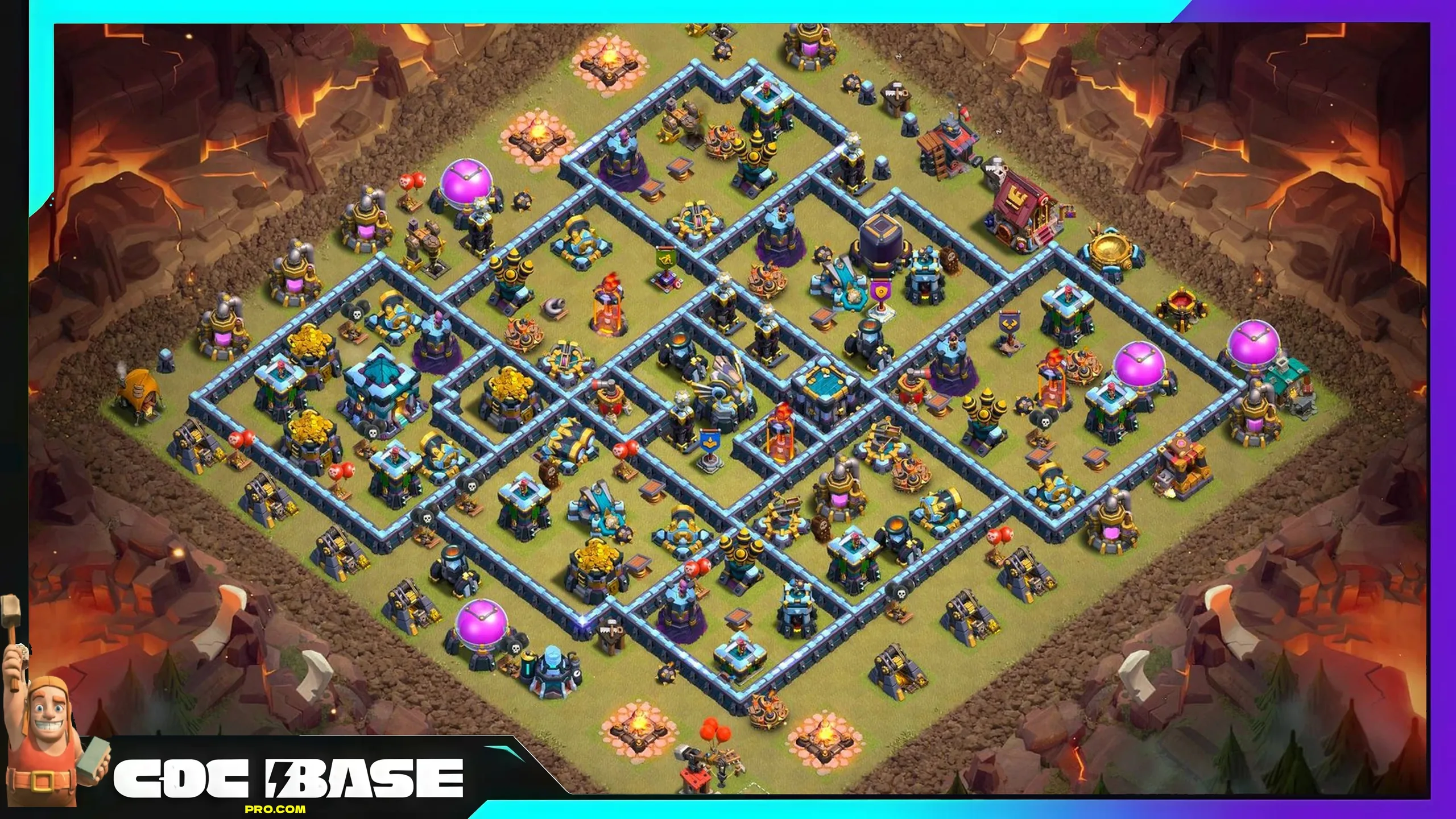 TH13 Clan War League Base Link 2026 Anti 3 Star Setup #10